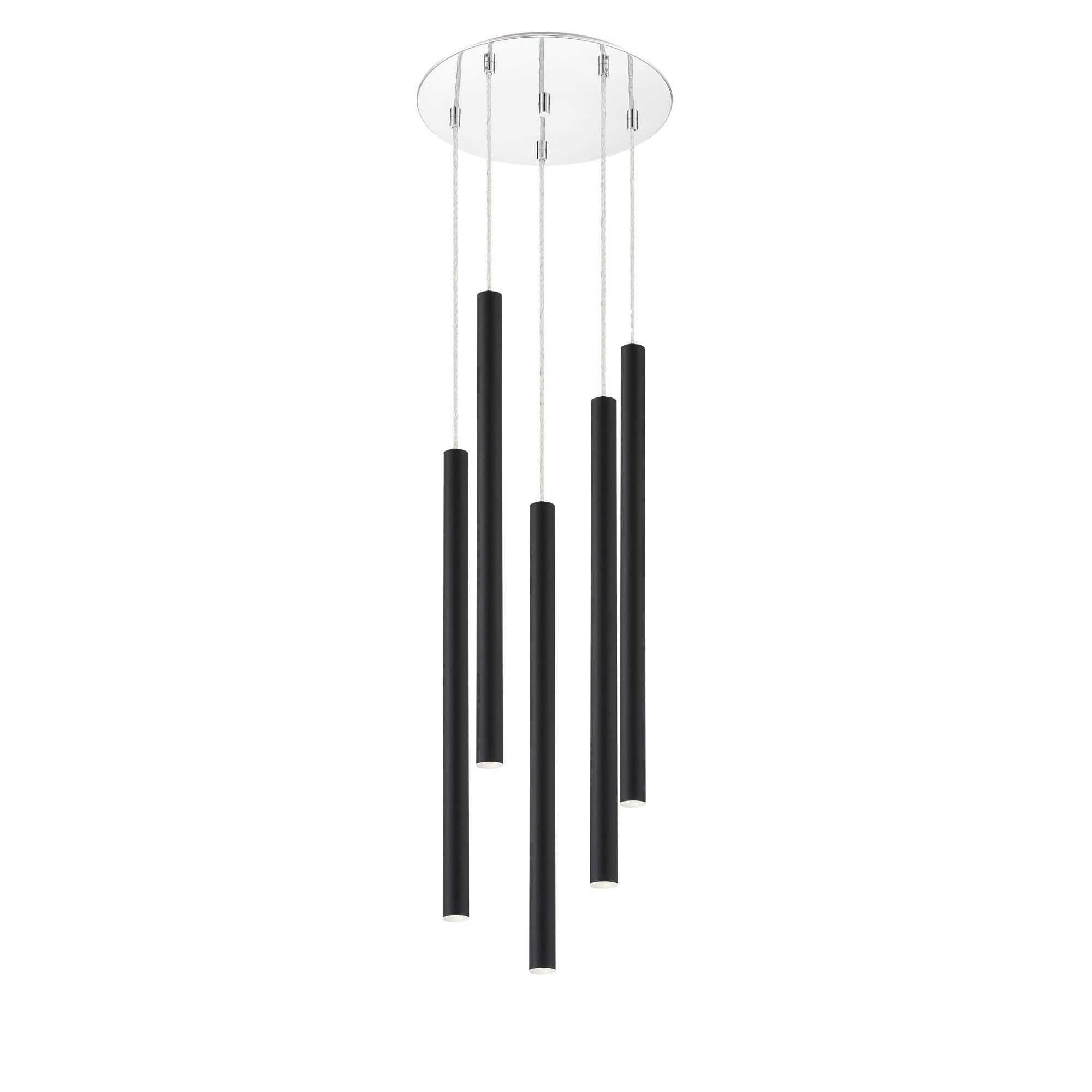 Forest 13 Inch 5 Light LED Multi Light Pendant by Z-Lite