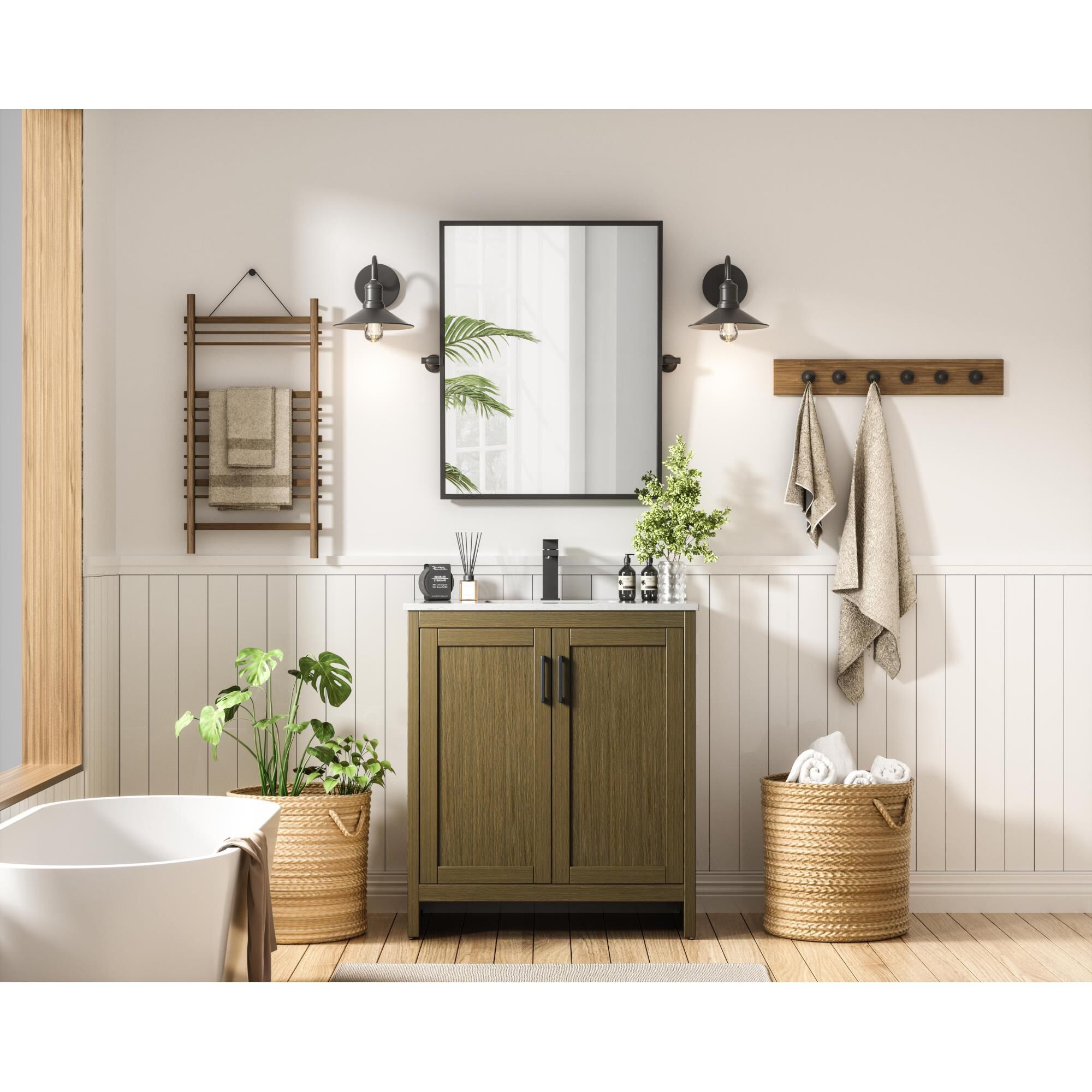 Shown in Chestnut Brown finish