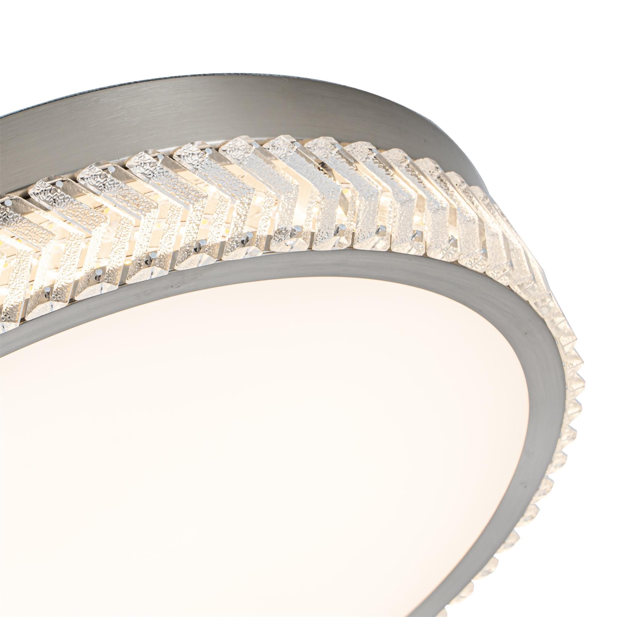 Chevron 20 Inch Flush Mount by Artcraft