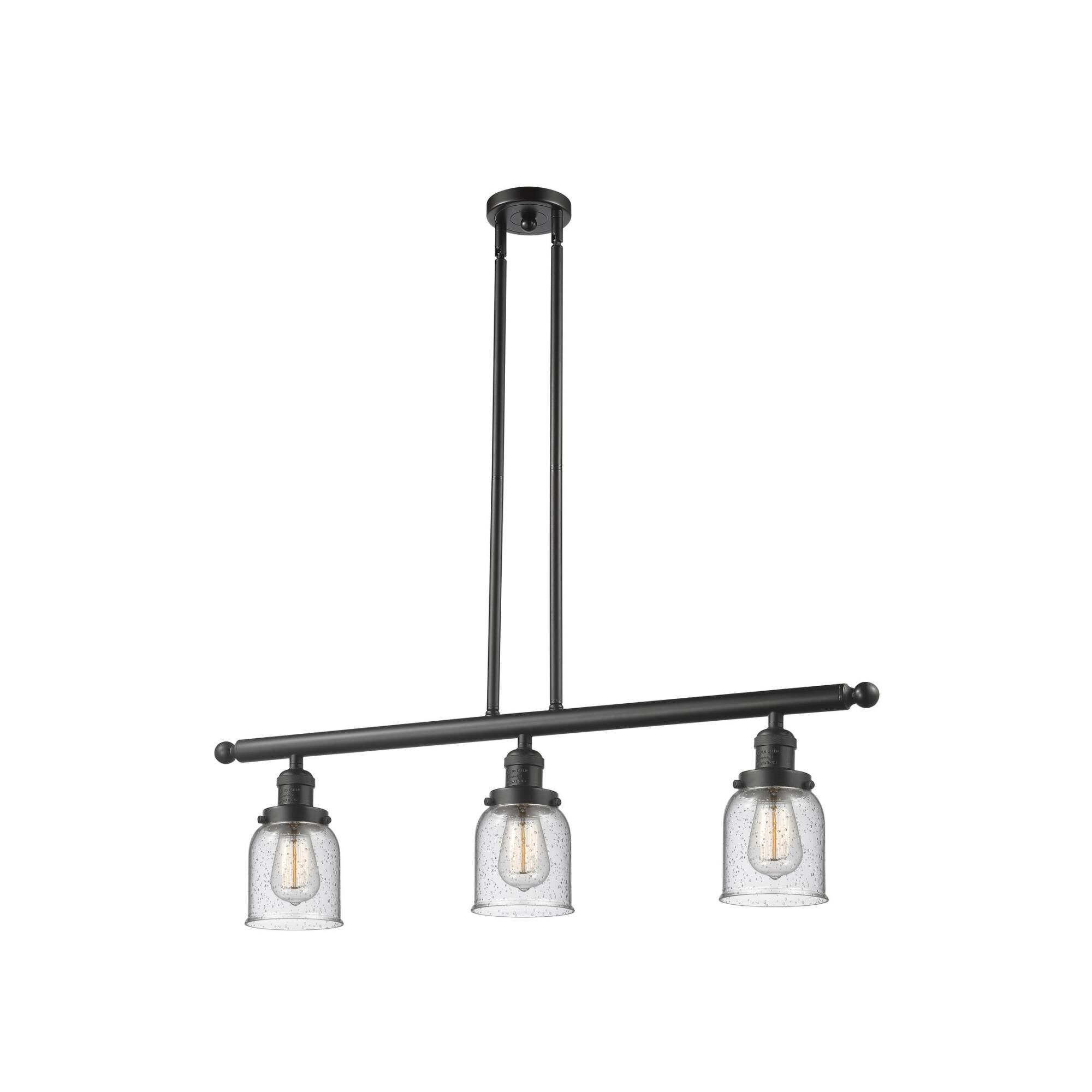 Bruno Marashlian Small Bell 36 Inch 3 Light Linear Suspension Light by Innovations Lighting