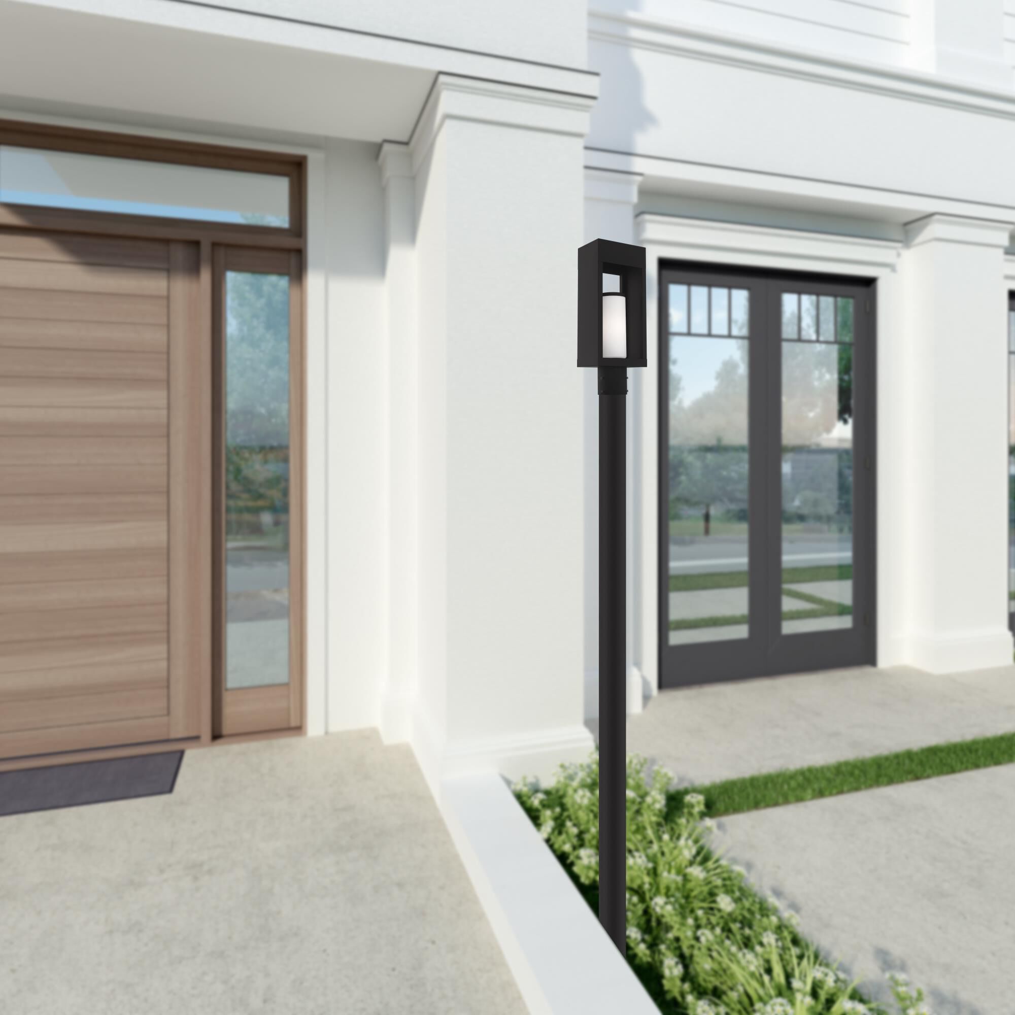 Bleecker 16 Inch Tall 1 Light Outdoor Post Lamp by Livex Lighting