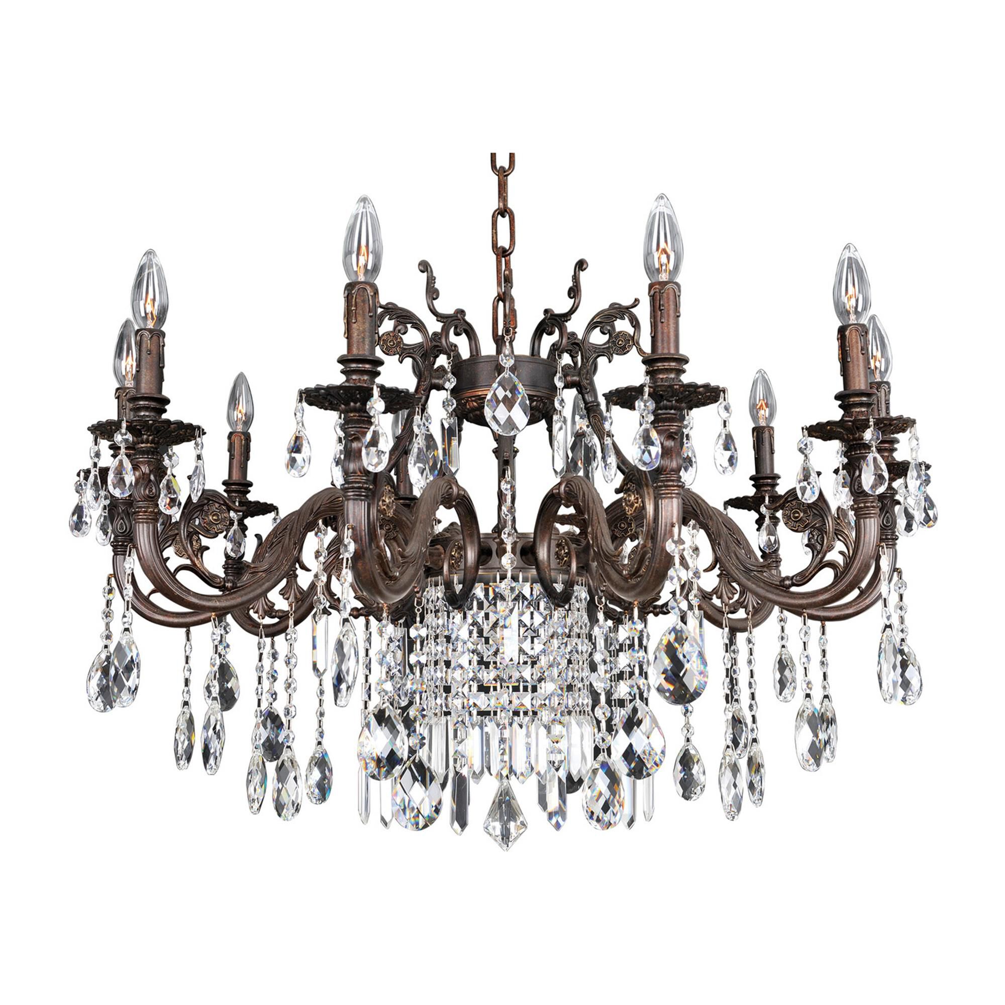 Avelli 35 Inch 10 Light Chandelier by Allegri