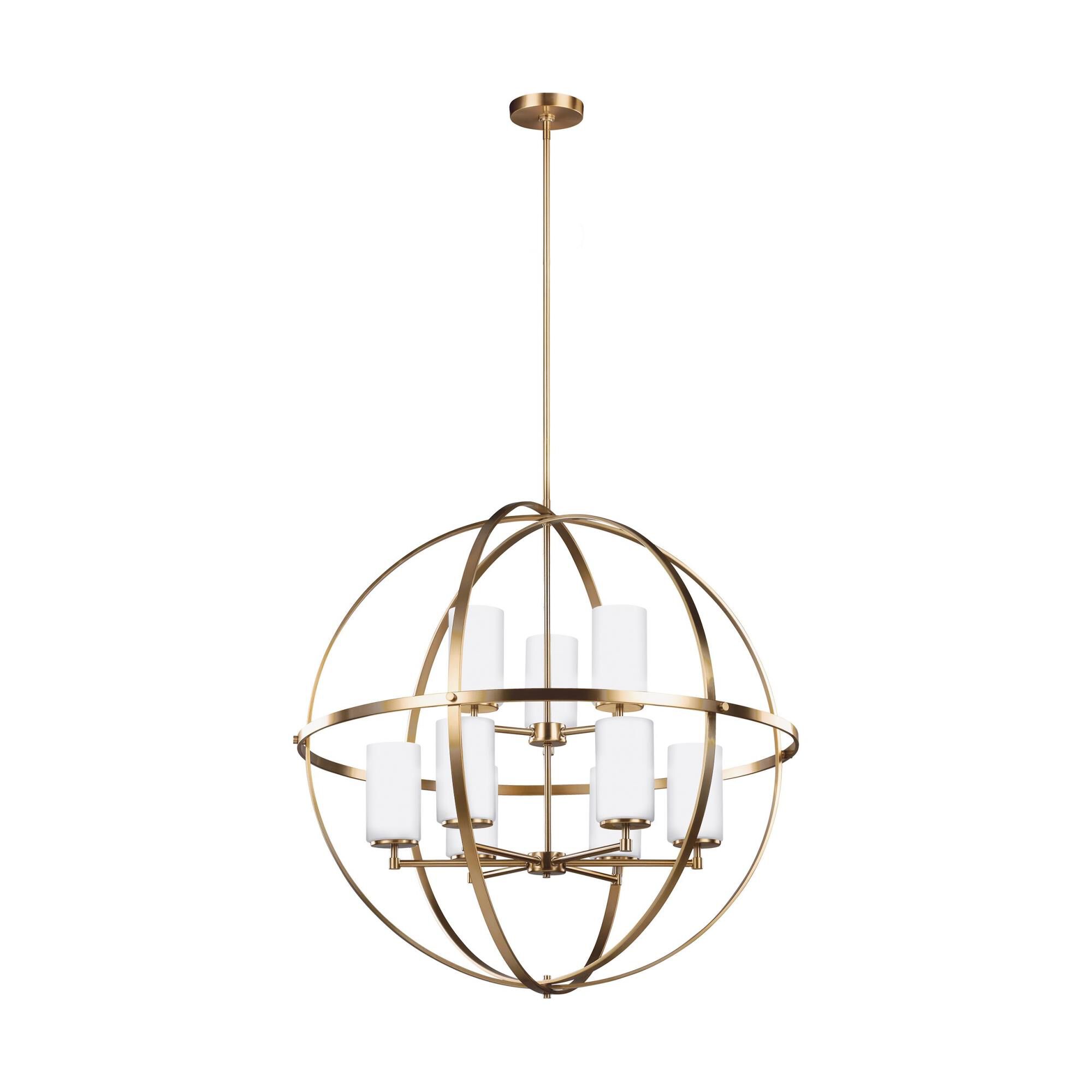 Alturas 32 Inch 9 Light Chandelier by Generation Lighting