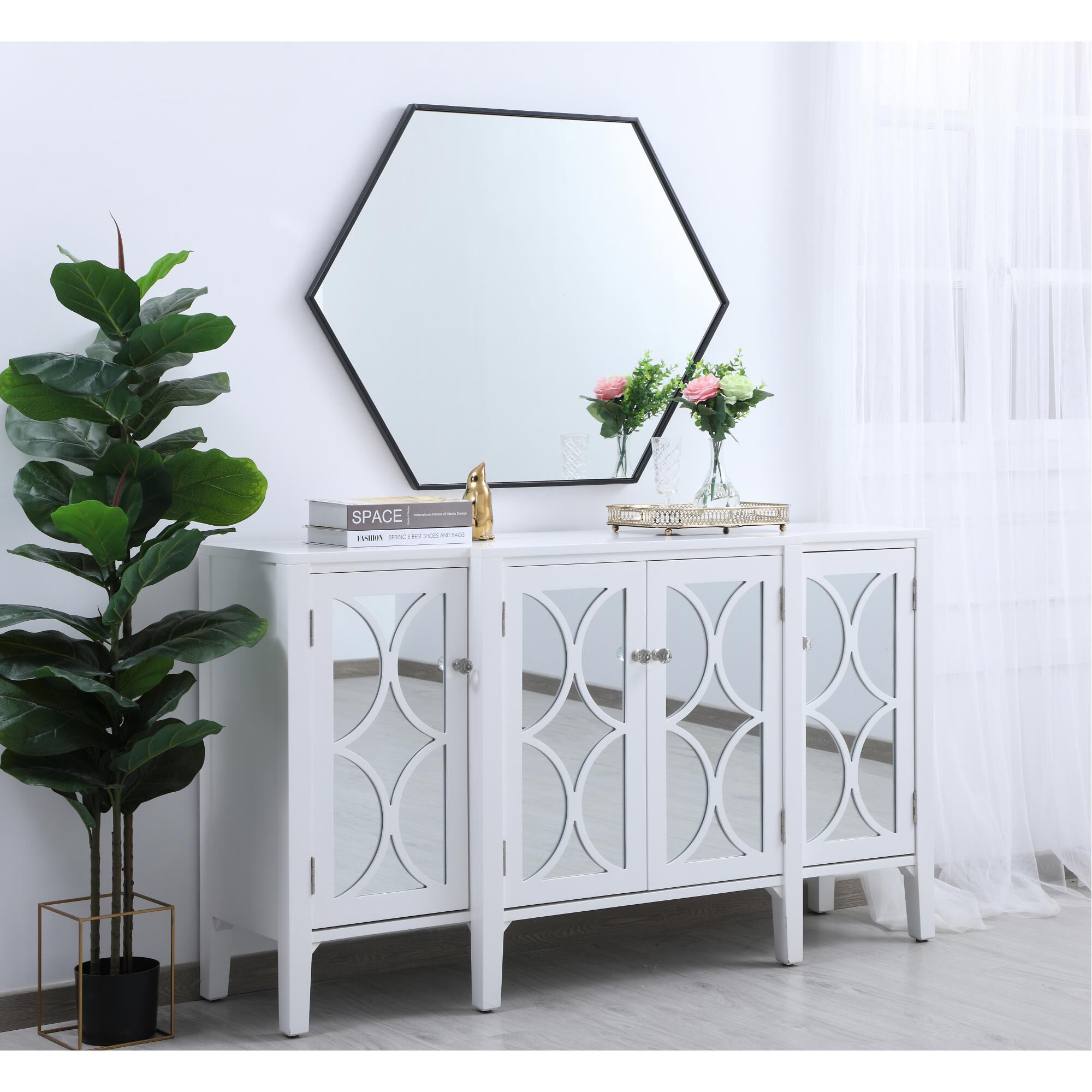 Shown in Black finish