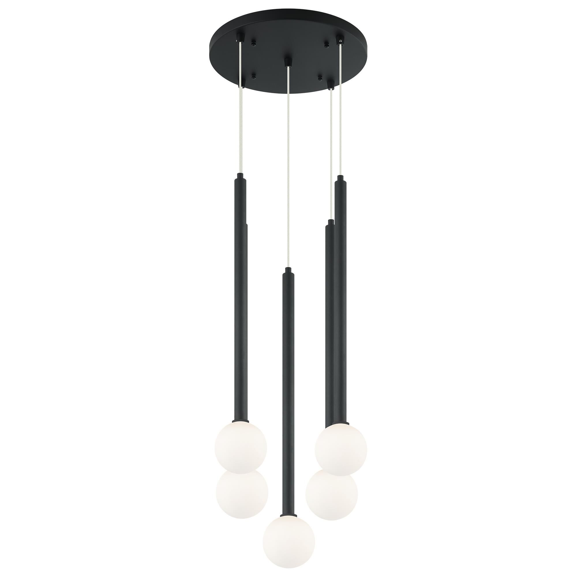 Reigndrop 5 Light LED Multi Light Pendant by Matteo Lighting