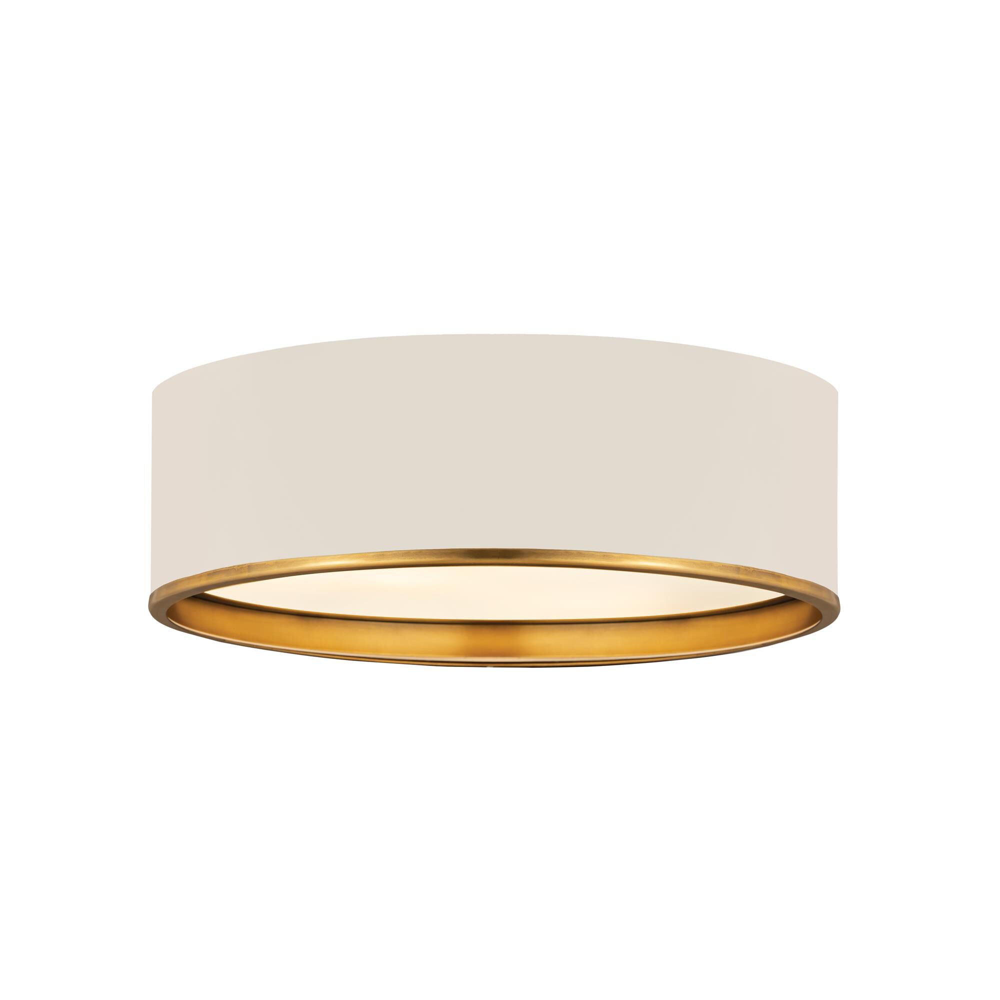 Shown in Matte White And Rubbed Brass finish and Steel glass and Steel shade