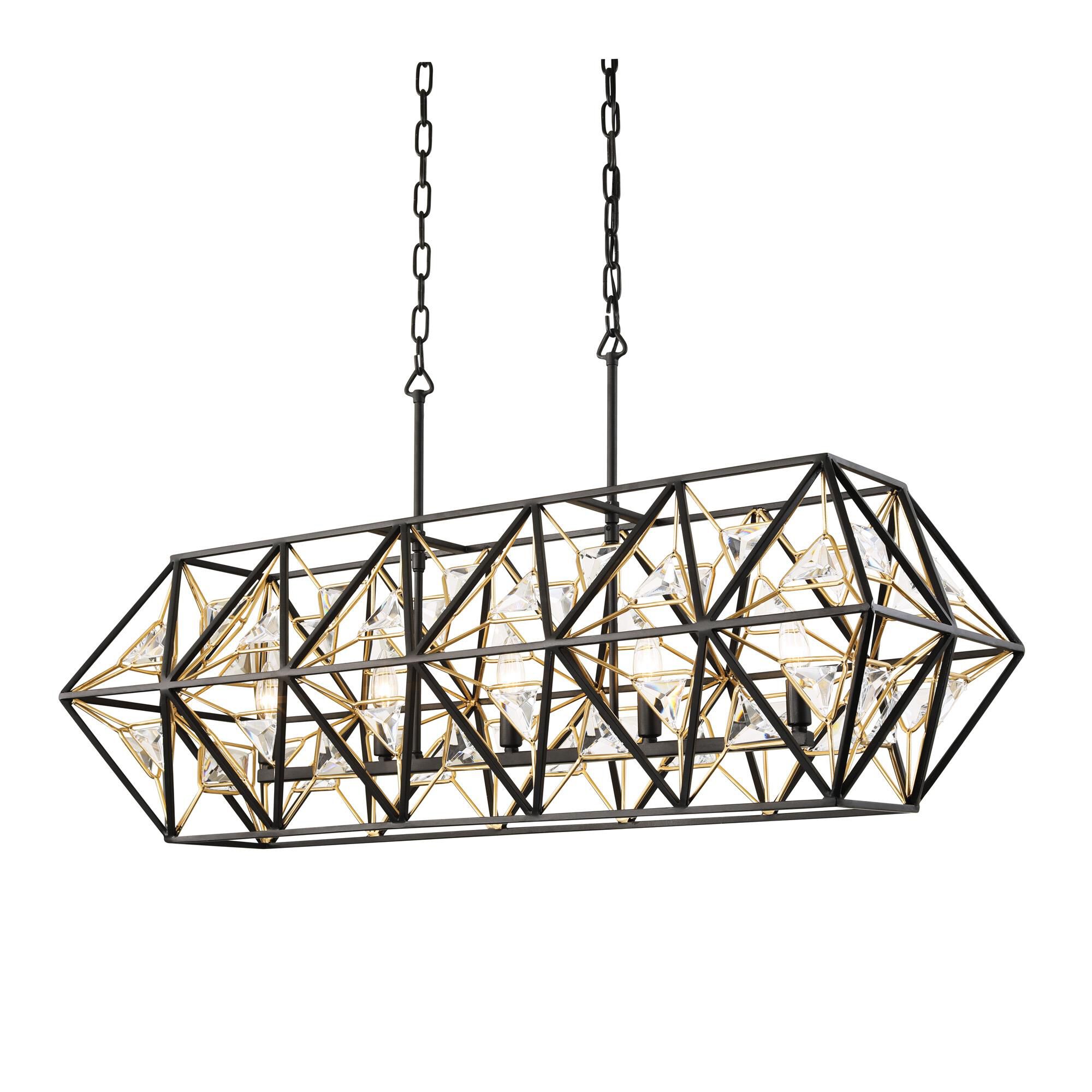 Marcia 42 Inch 5 Light Linear Suspension Light by Varaluz