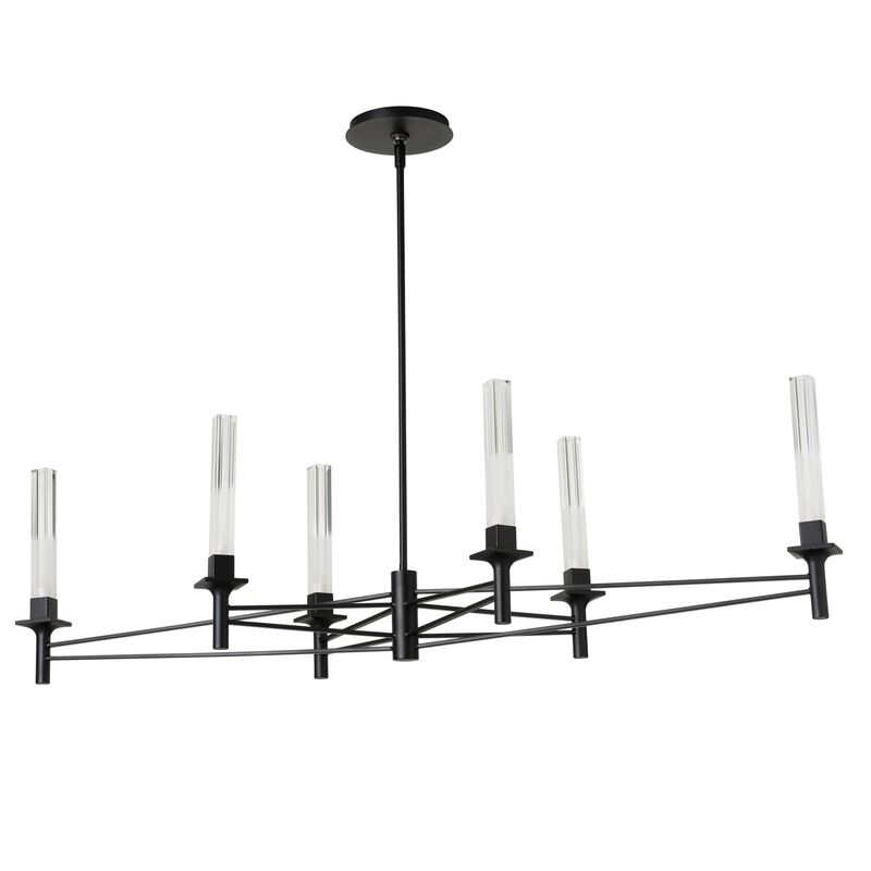 Truss Medium Linear Chandelier by Hubbardton Forge