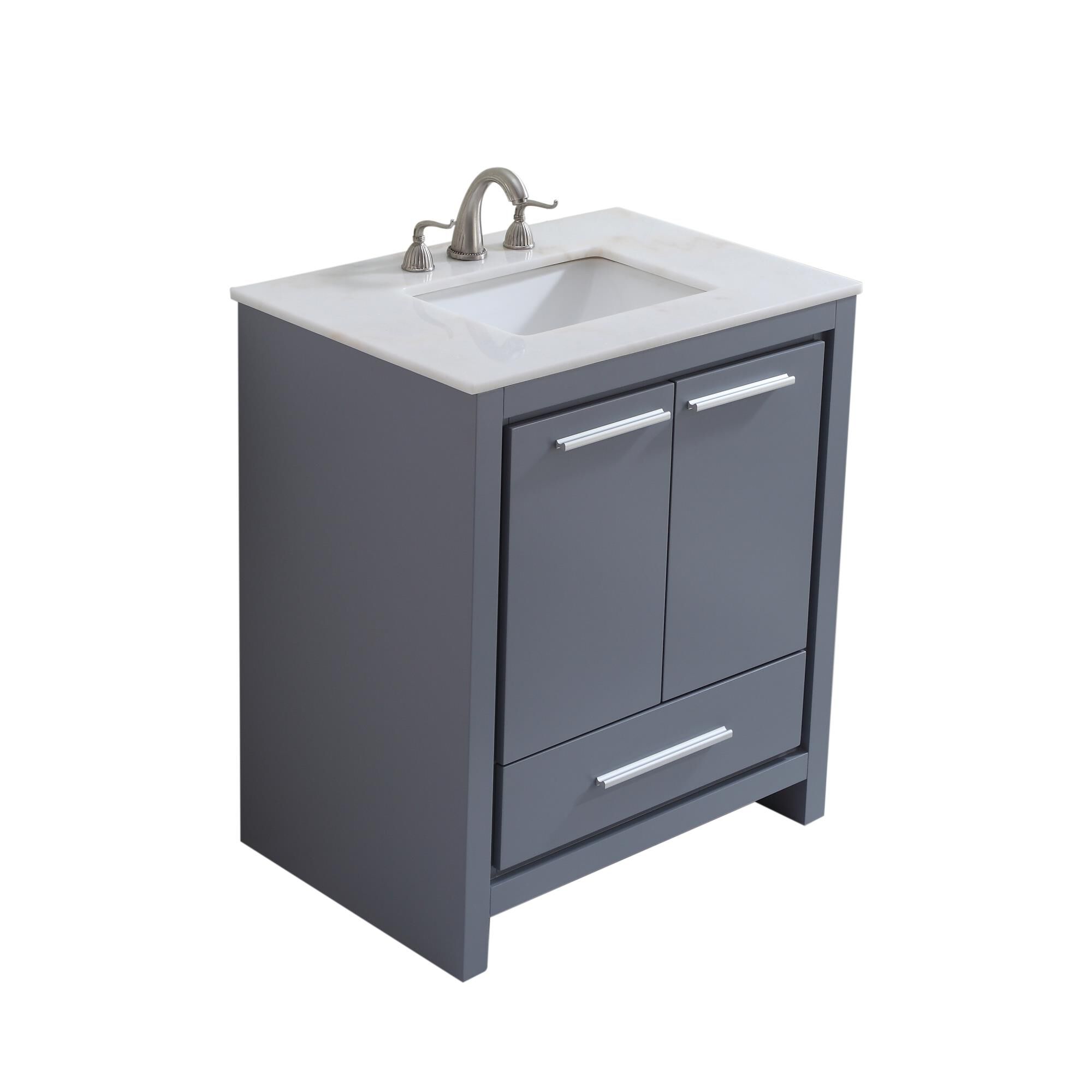 Shown in Grey finish