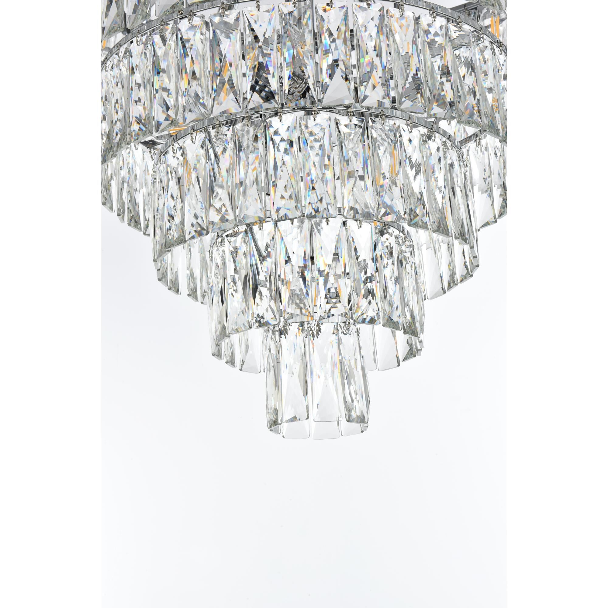 Josephine 36 Inch Chandelier by Elegant Lighting