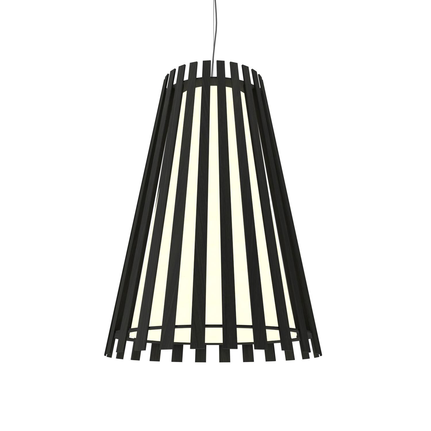 Slatted Mini Pendant by Accord Lighting