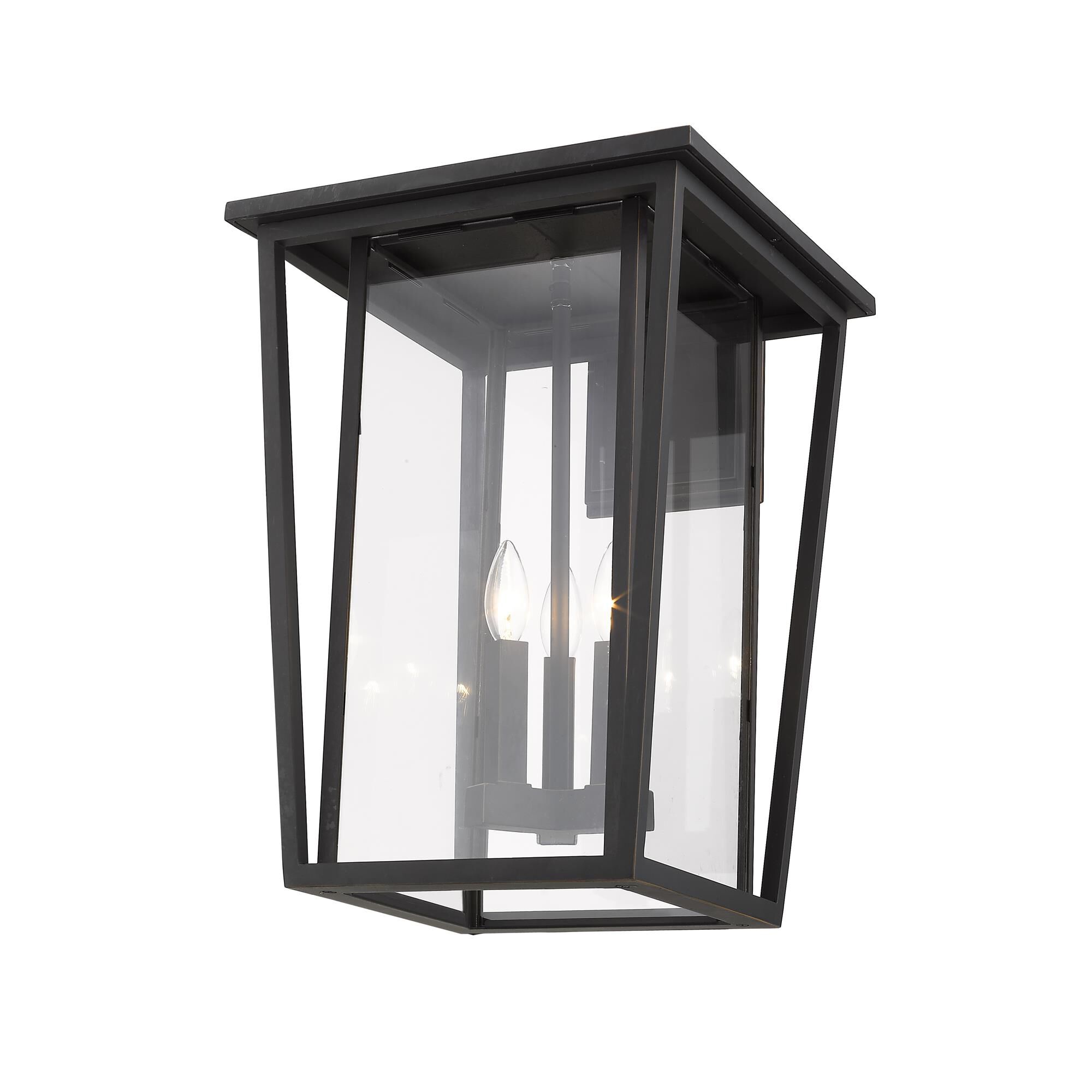Seoul 22 Inch Tall 3 Light Outdoor Wall Light by Z-Lite