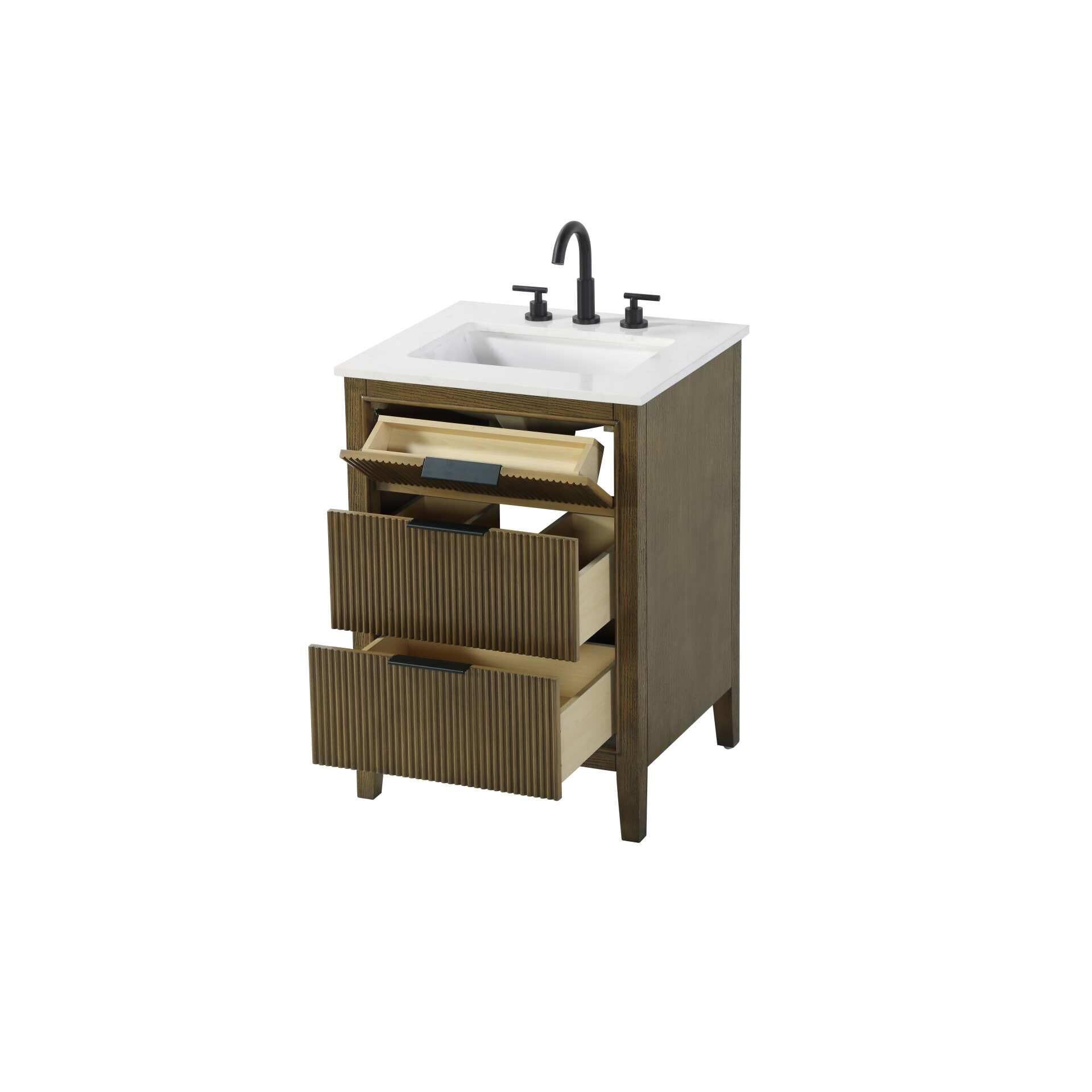 Langston 24 Inch Bath Vanity by Elegant Decor
