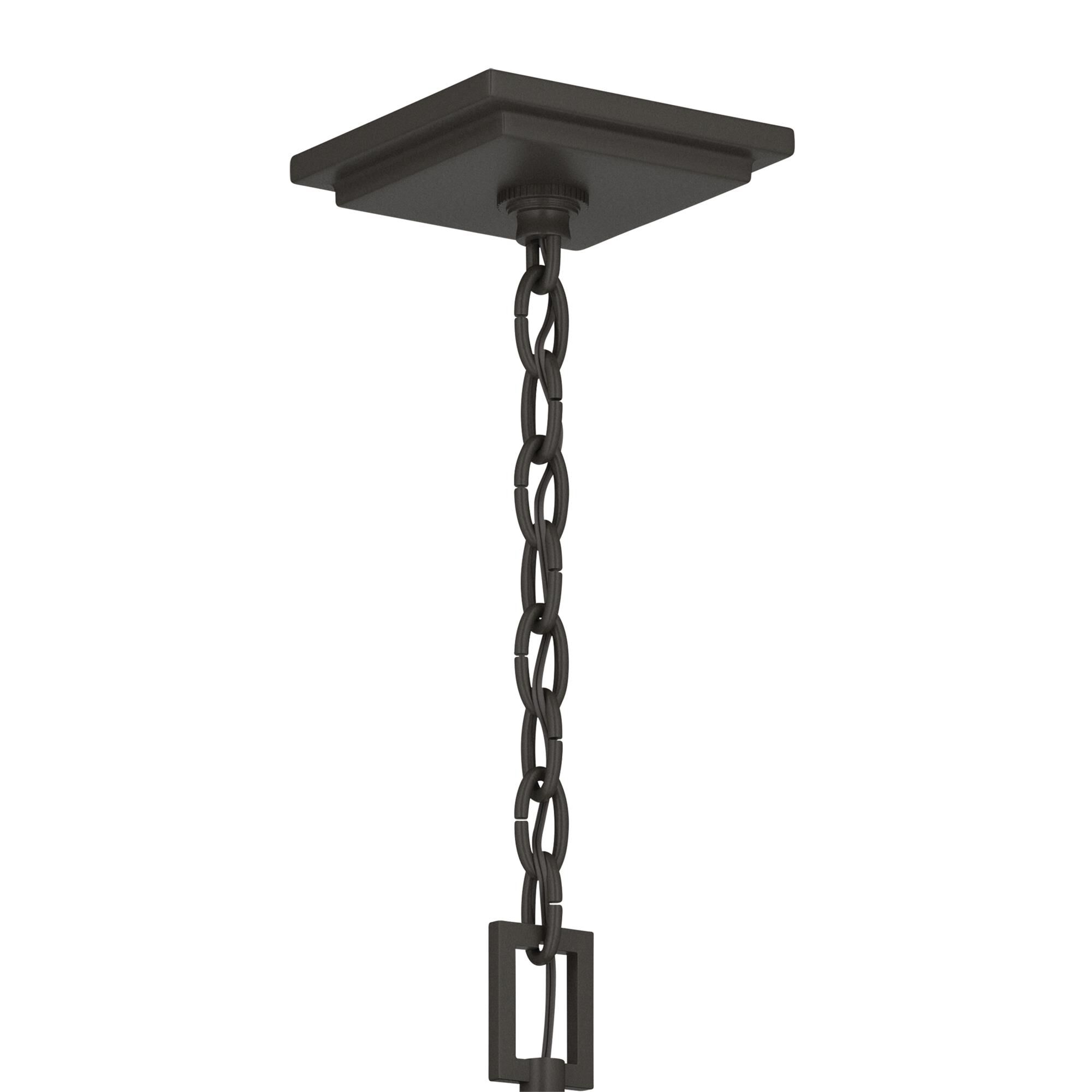 Shown in Olde Bronze finish and Clear glass