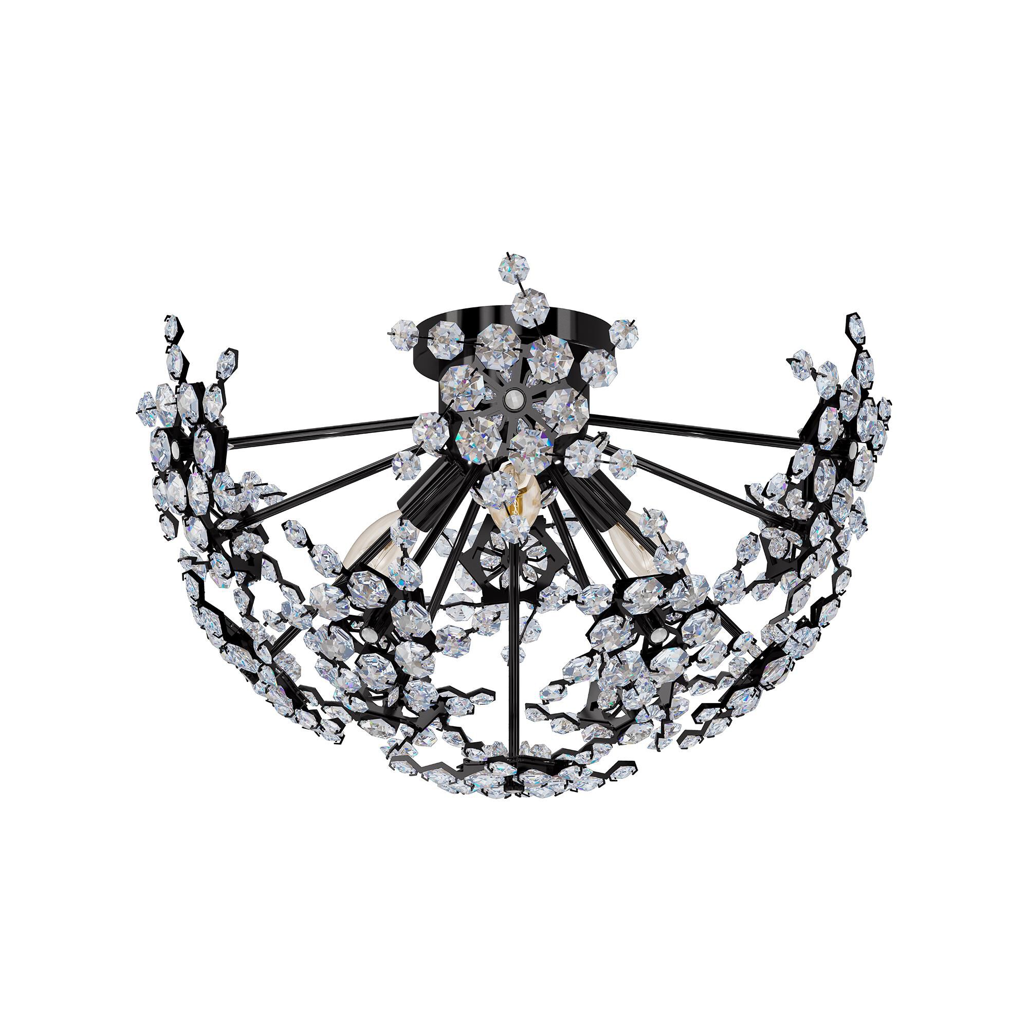 Esteracae 18 Inch Semi Flush Mount by Schonbek