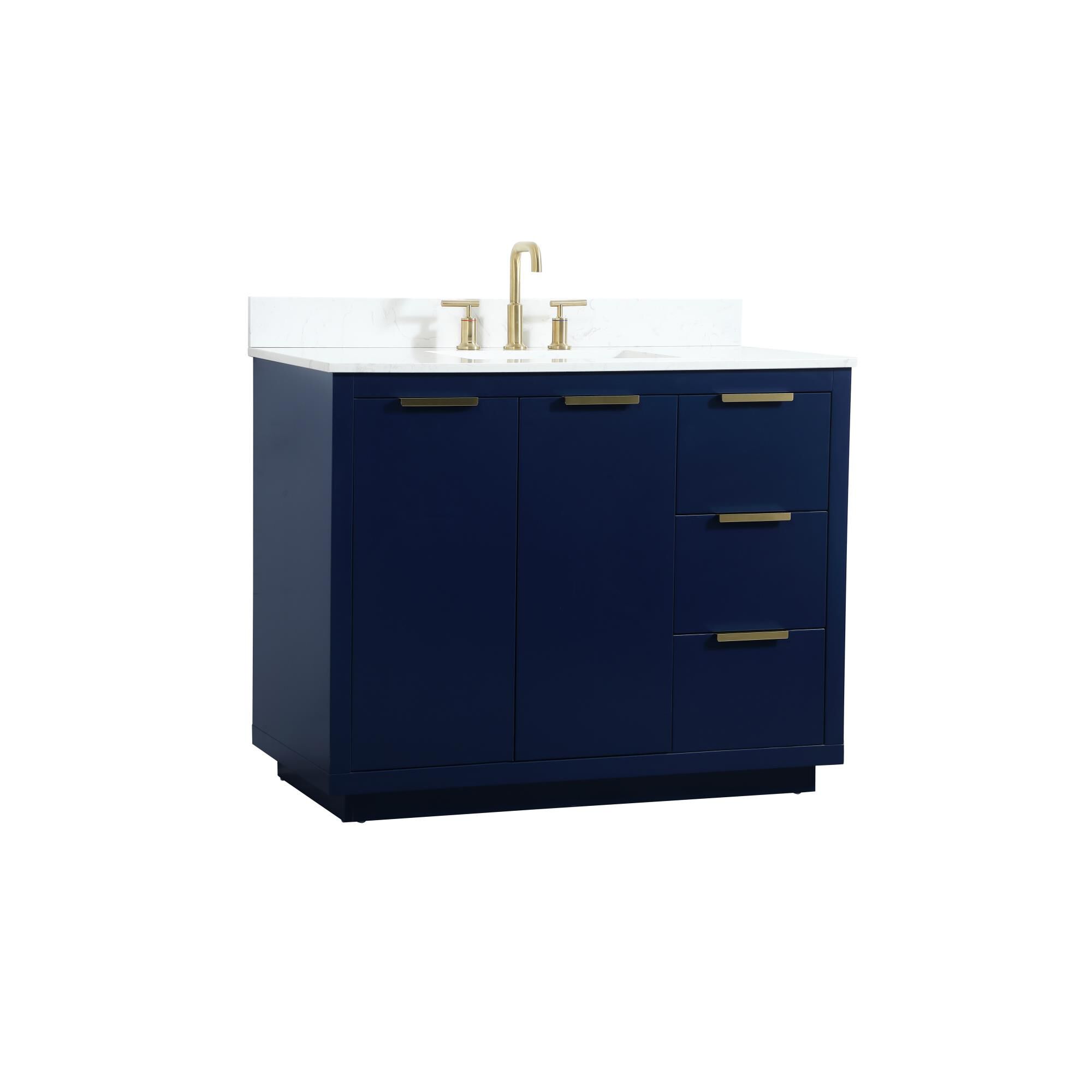 Shown in Blue finish