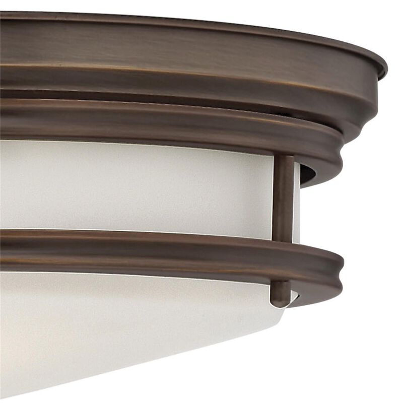 Hadley 14 Inch 3 Light Flush Mount by Hinkley