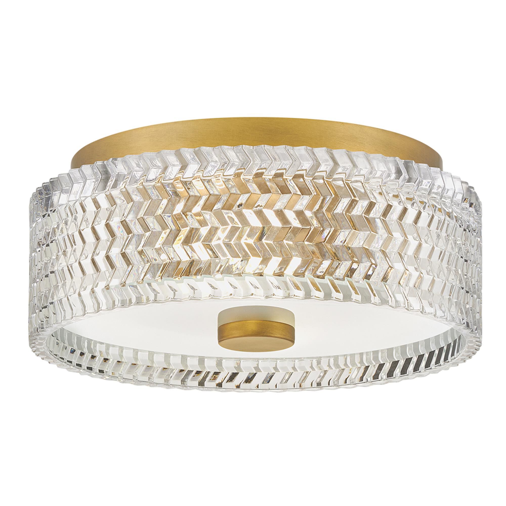 Elle 12 Inch 2 Light Flush Mount,