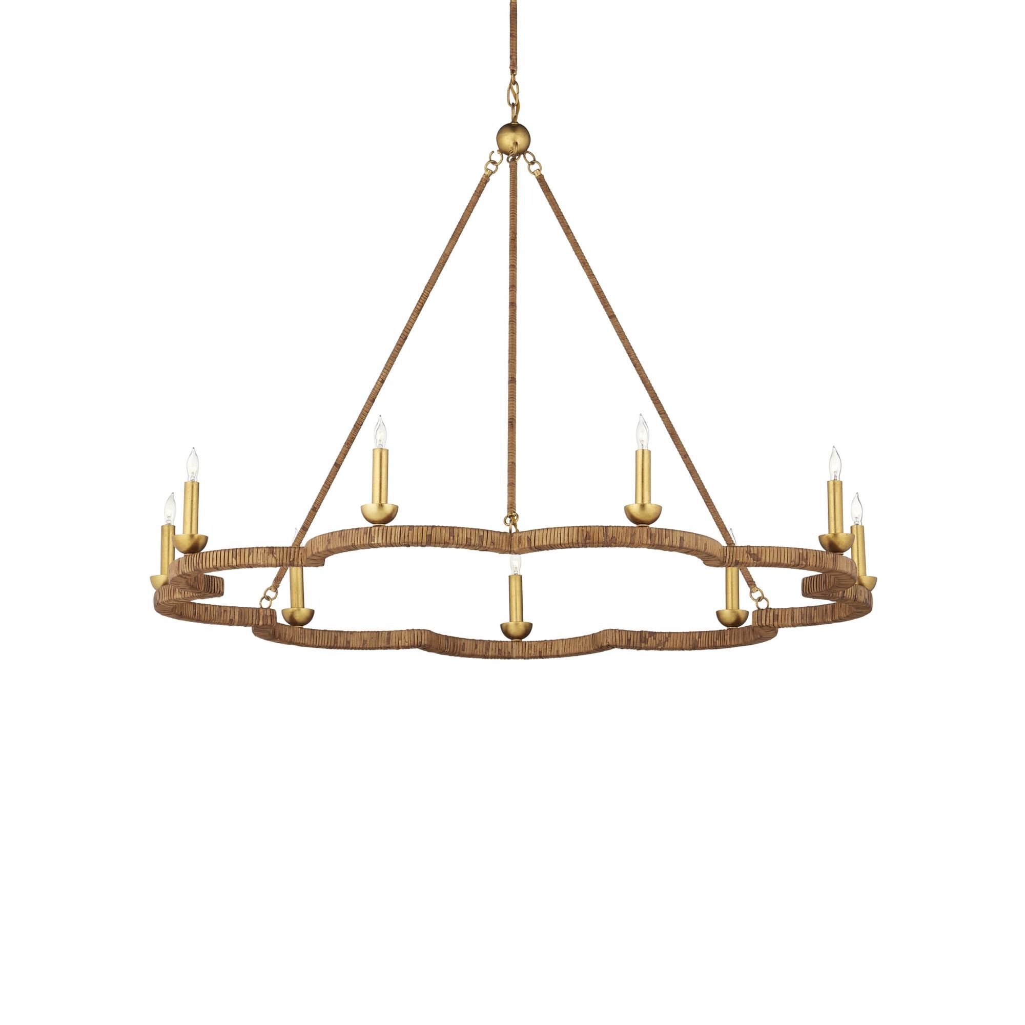 Shown in Natural, Contemporary Gold Leaf finish