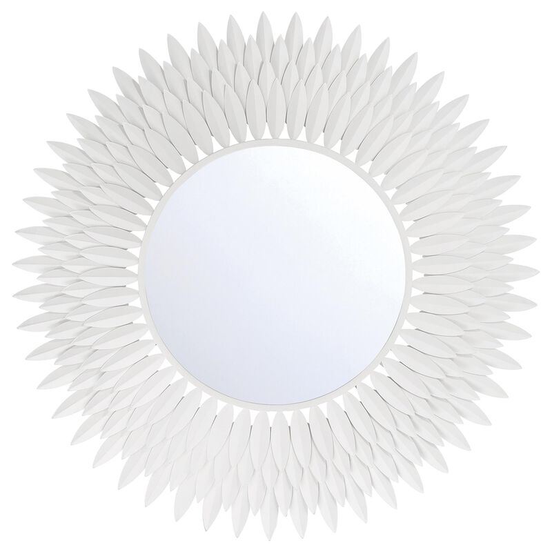 Broche 30 Inch Decorative Mirror by Crystorama
