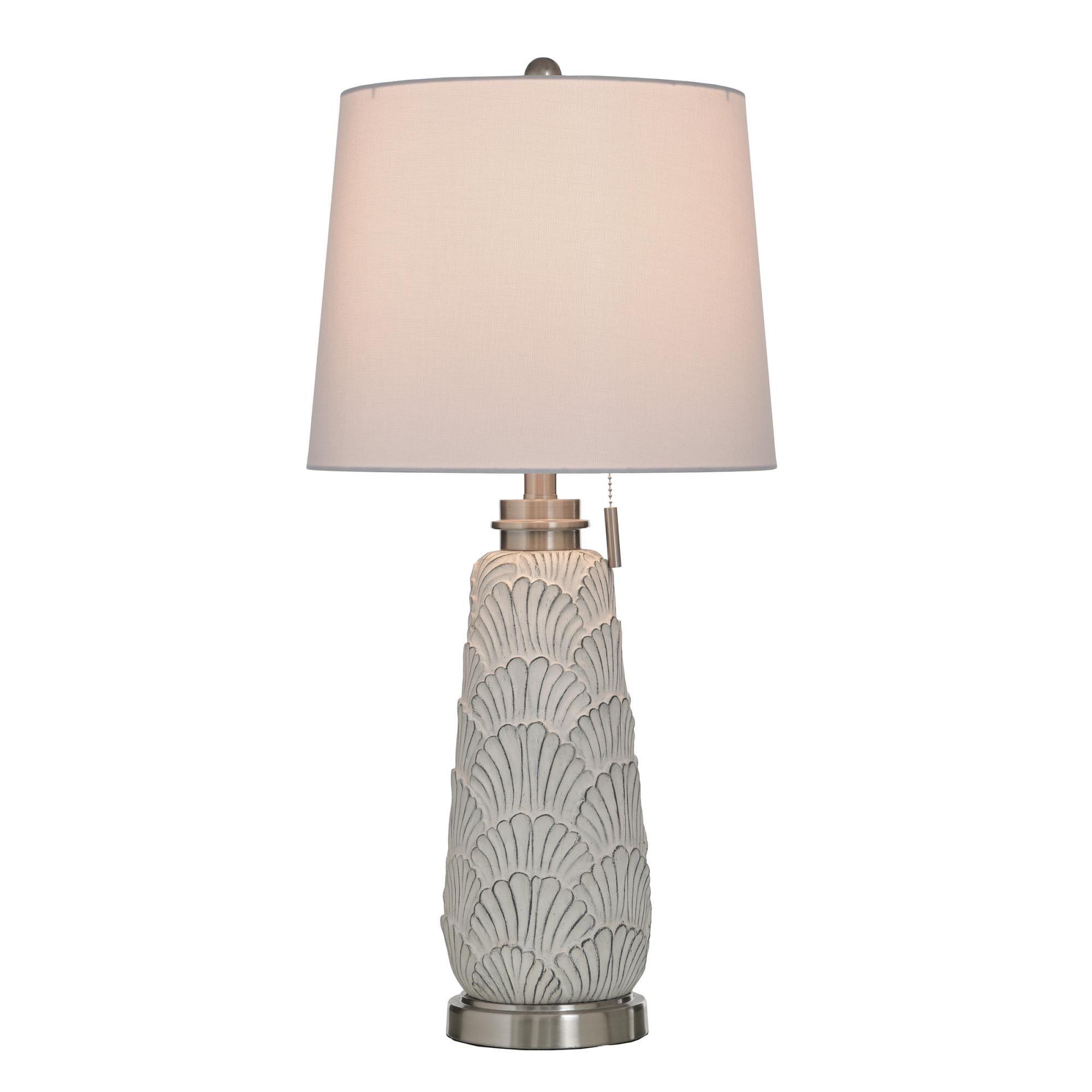 Shown in Silver Wash, Off White finish