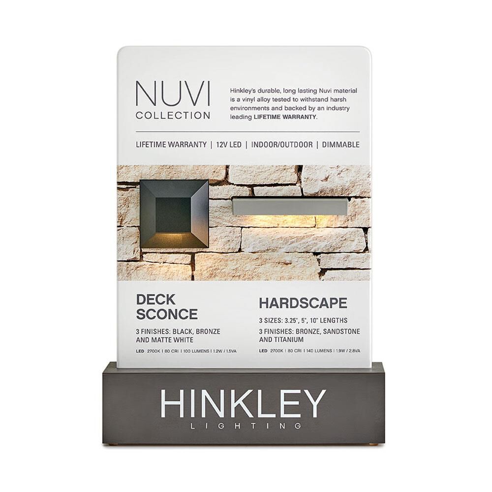 Hinkley Lighting Nuvi 1 Watt LED Deck Light
