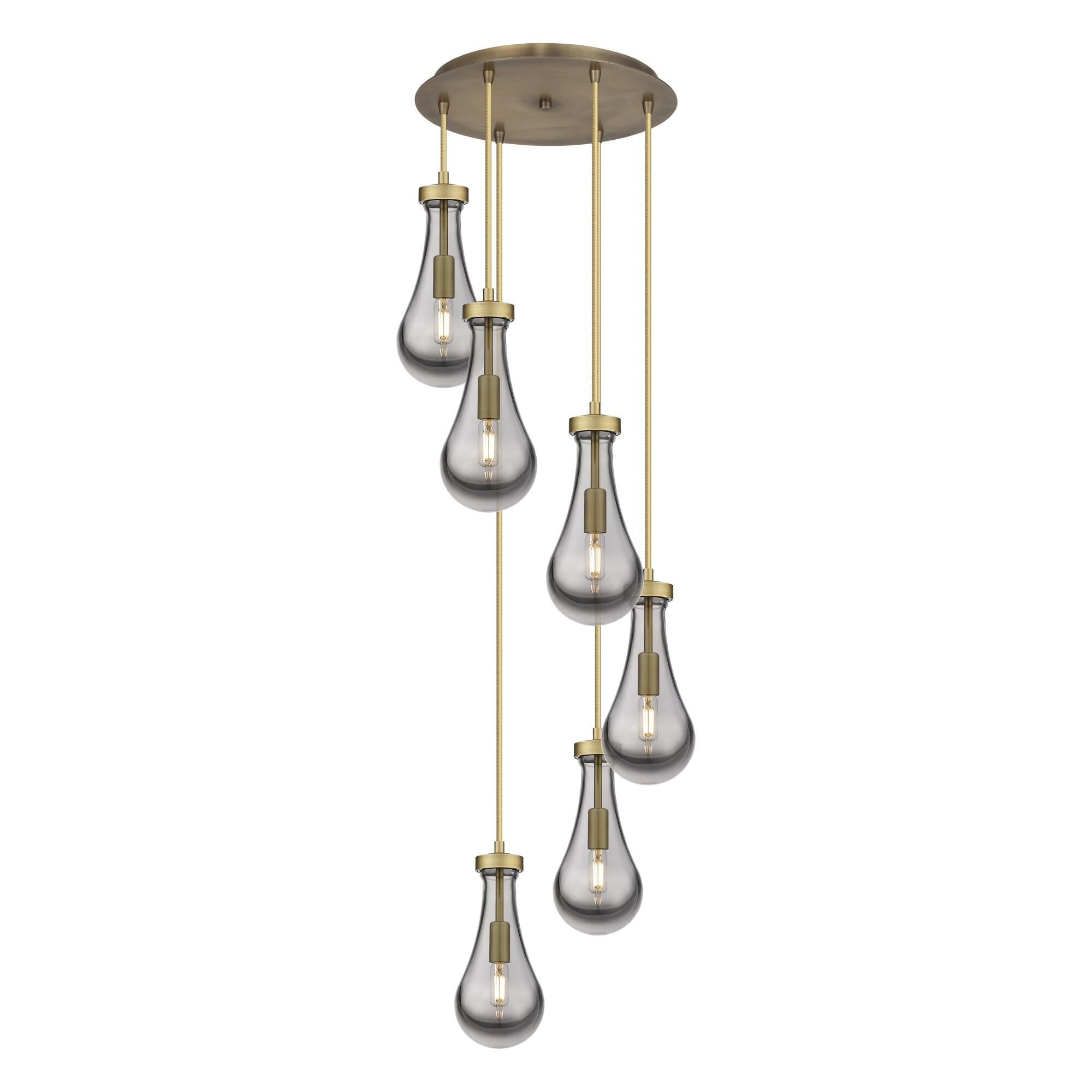 Bruno Marashlian Owego 15 Inch 6 Light Multi Light Pendant by Innovations Lighting