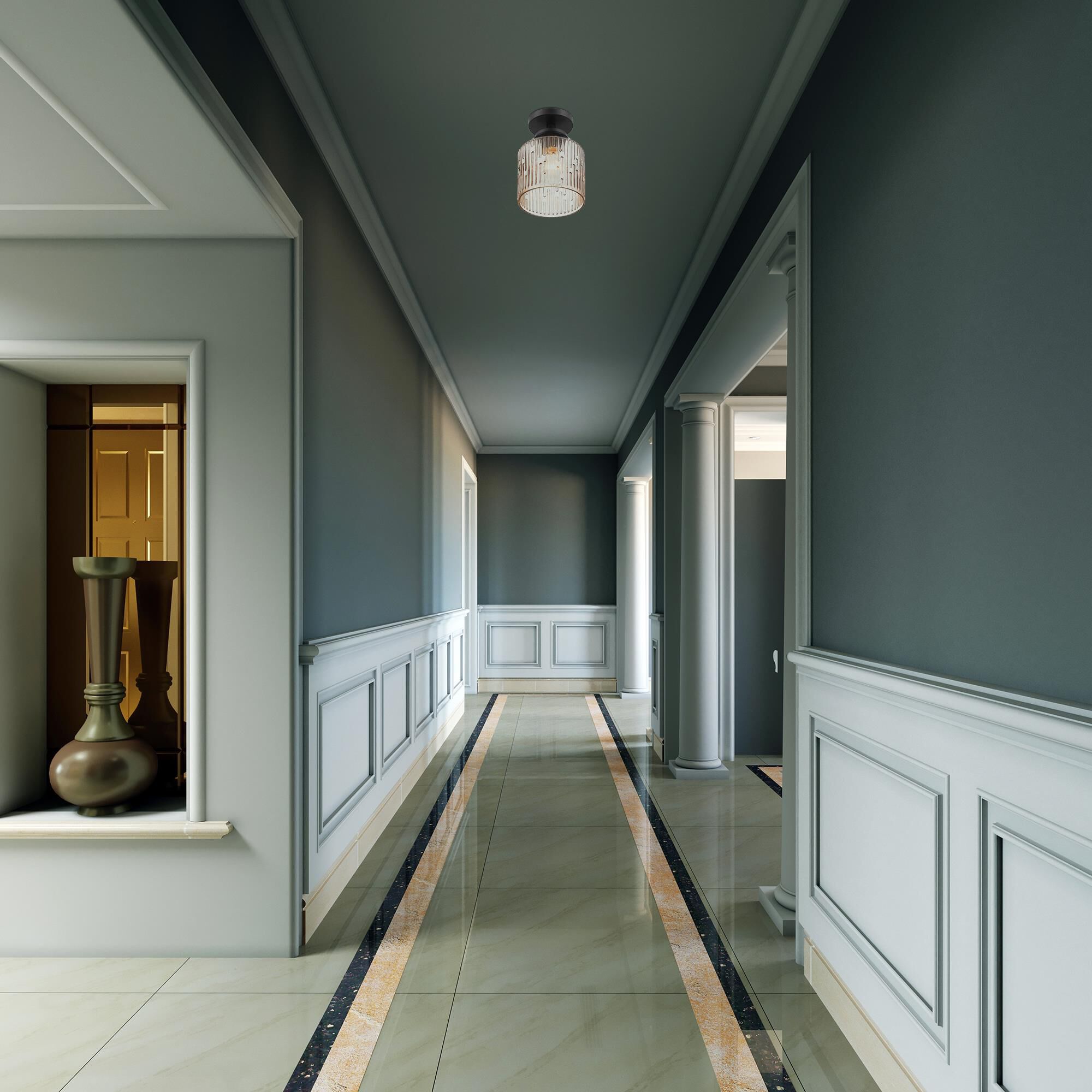 Shown in Matte Black finish and Clear Smoke glass