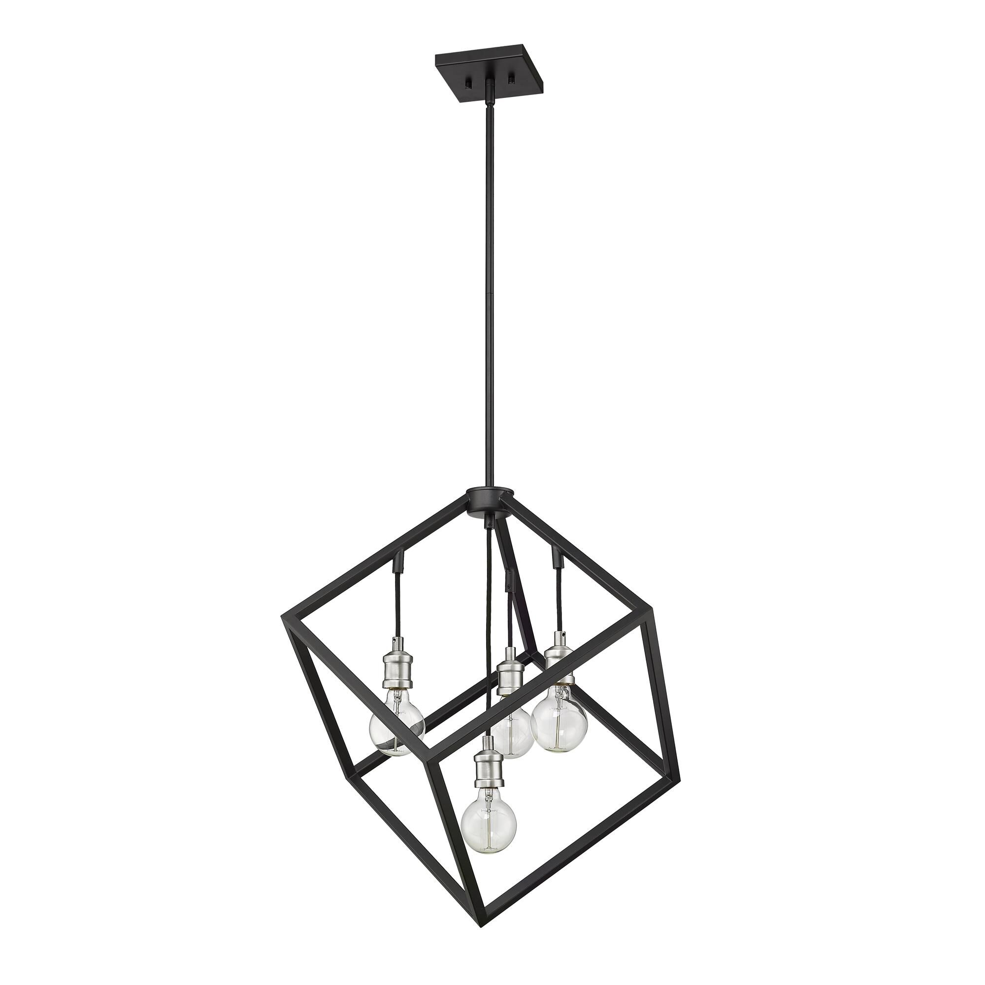 Vertical 24 Inch 4 Light Chandelier by Z-Lite