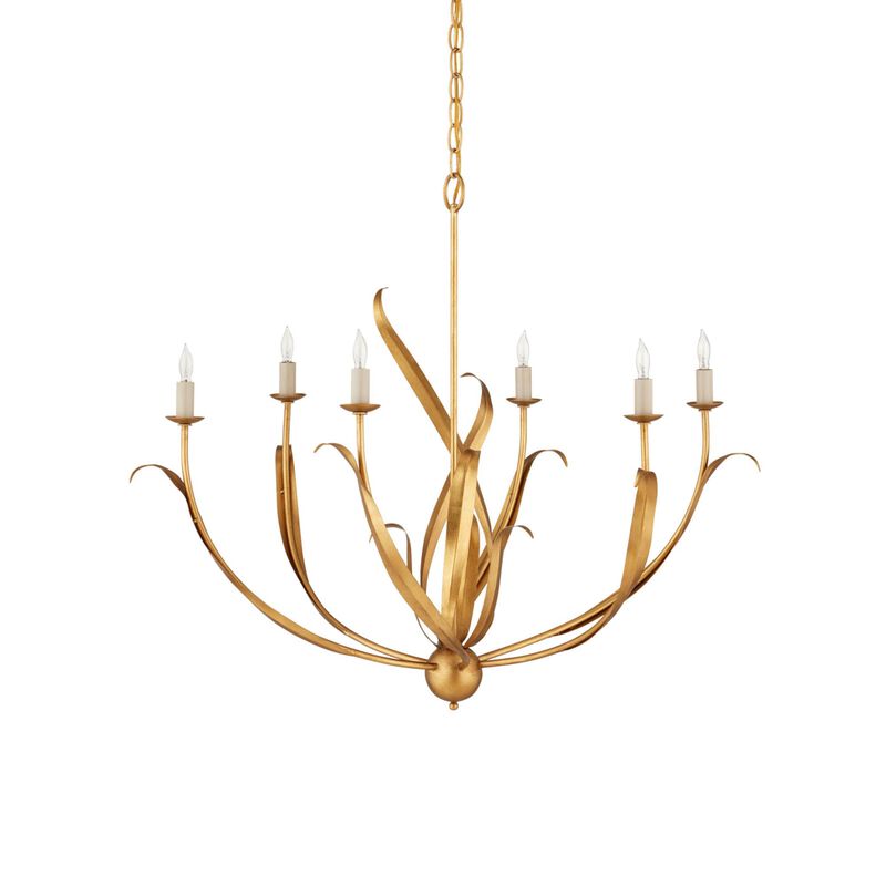 Menefee 6 Light Chandelier by Currey and Company