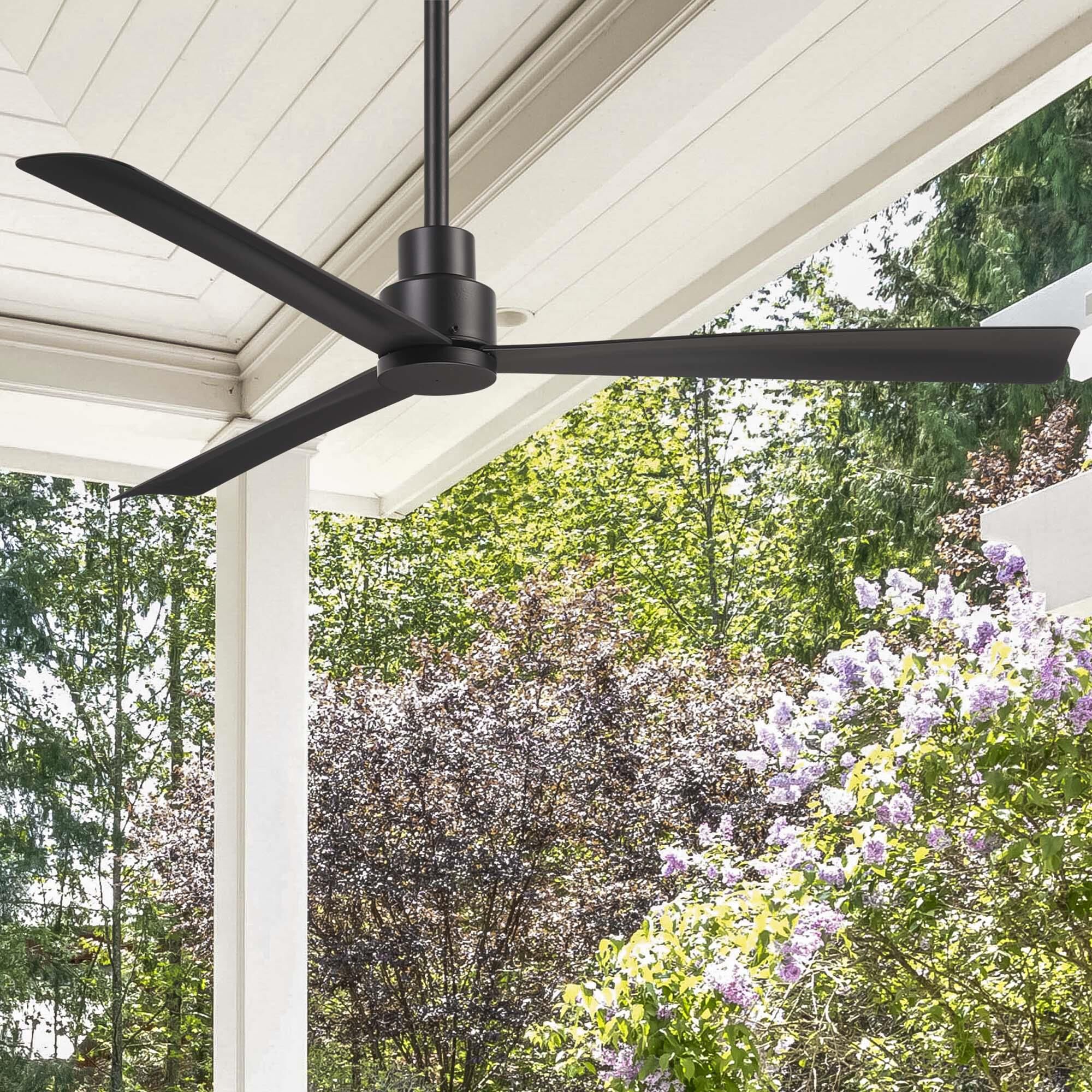 Simple Outdoor Rated 52 Inch Ceiling Fan by Minka Aire