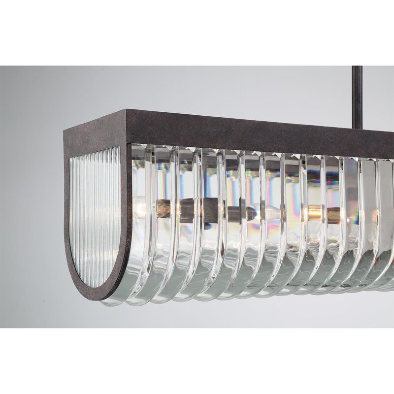 Alister 49 Inch 6 Light Linear Suspension Light by Crystorama