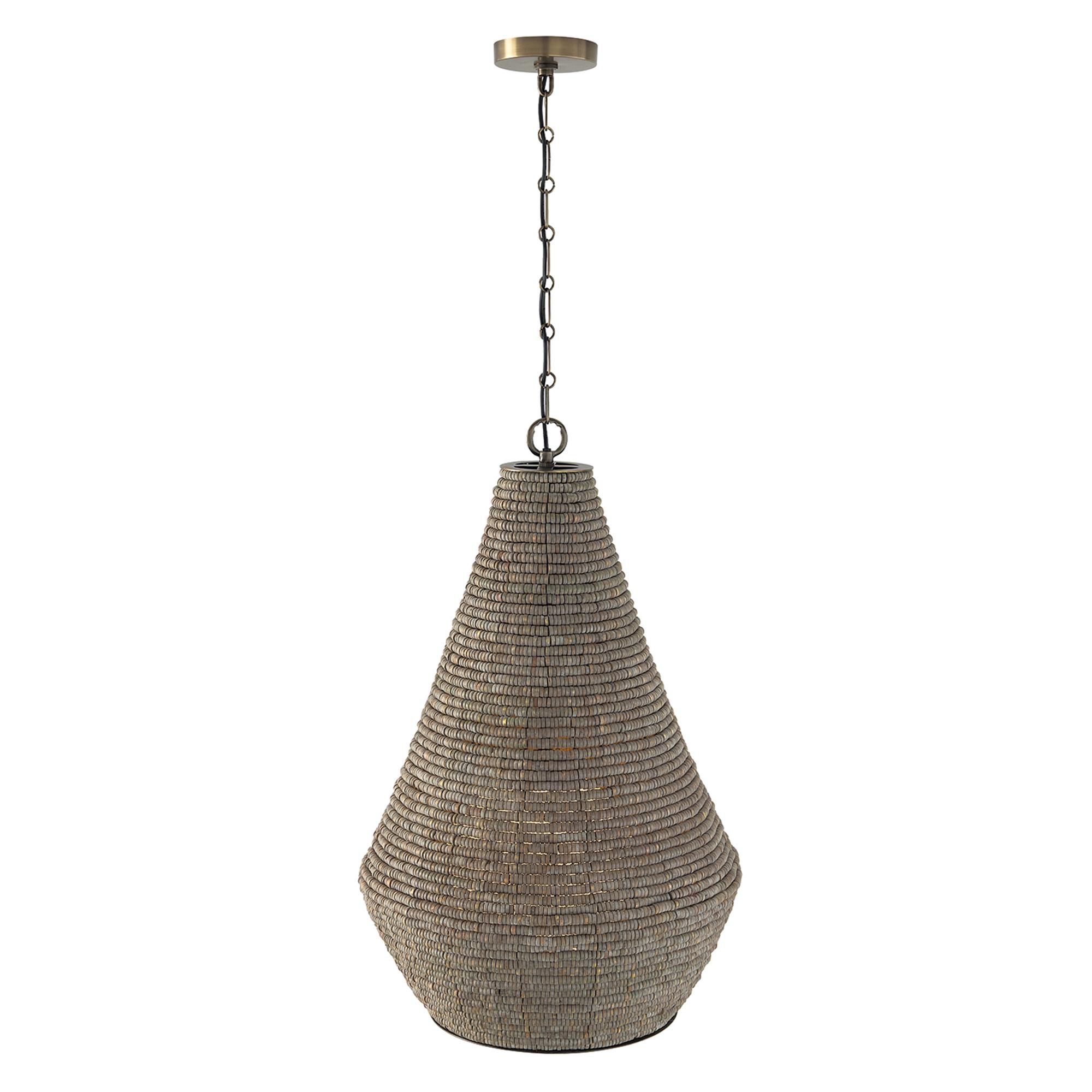 Shown in Aegean Grey And Dark Brass finish and White  Globe glass