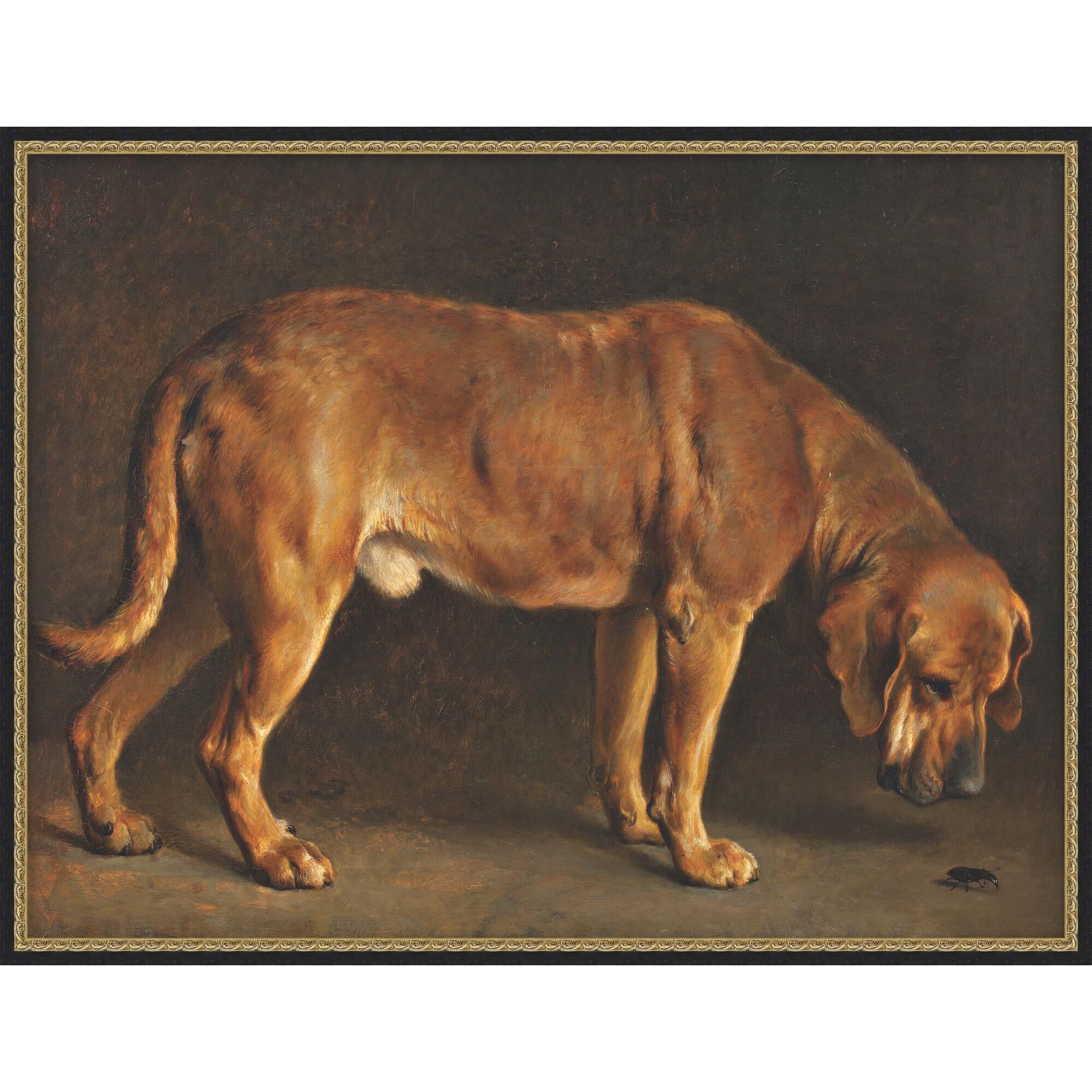 Hound And Beetle Print by Level57