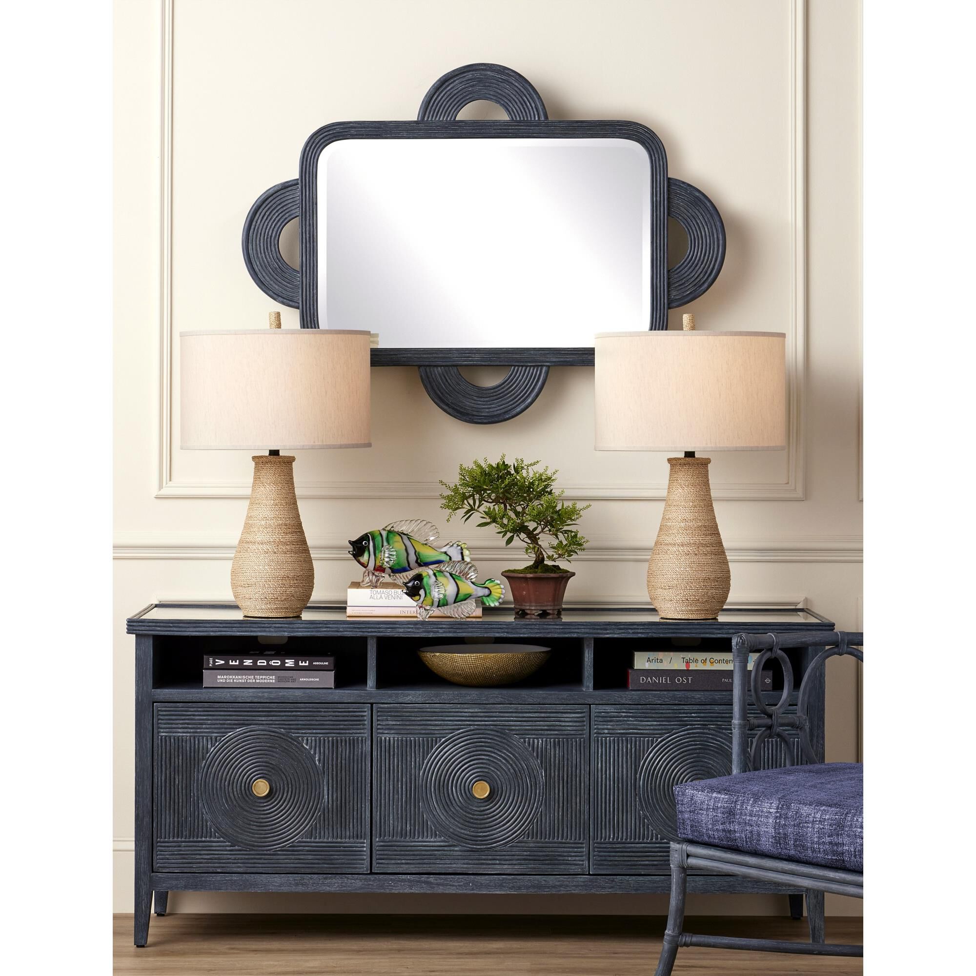 Shown in Natural finish and Natural Linen shade