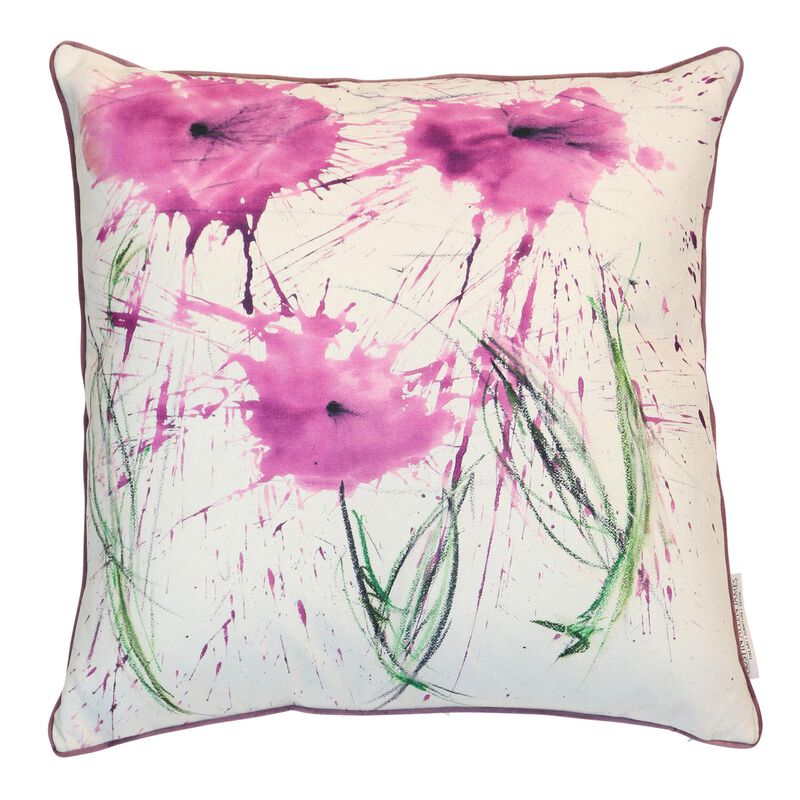 Austin Allen James Petal Drift Bloom 24 Inch Decorative Pillow by Stylecraft