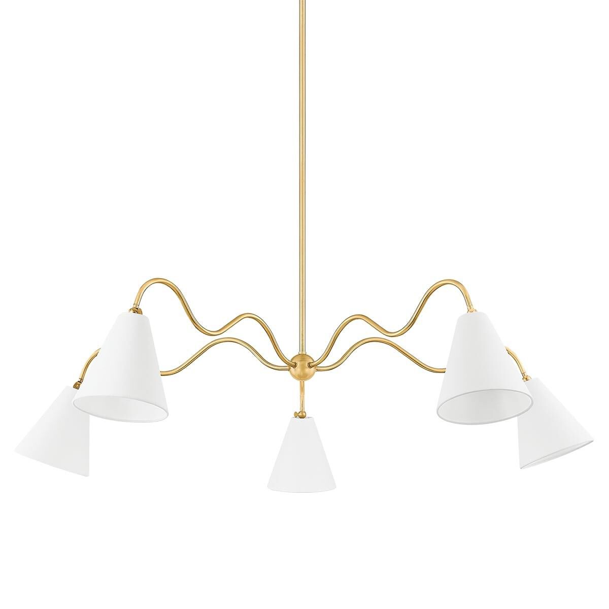 Tali Roth Onda 63 Inch 5 Light Chandelier by Mitzi
