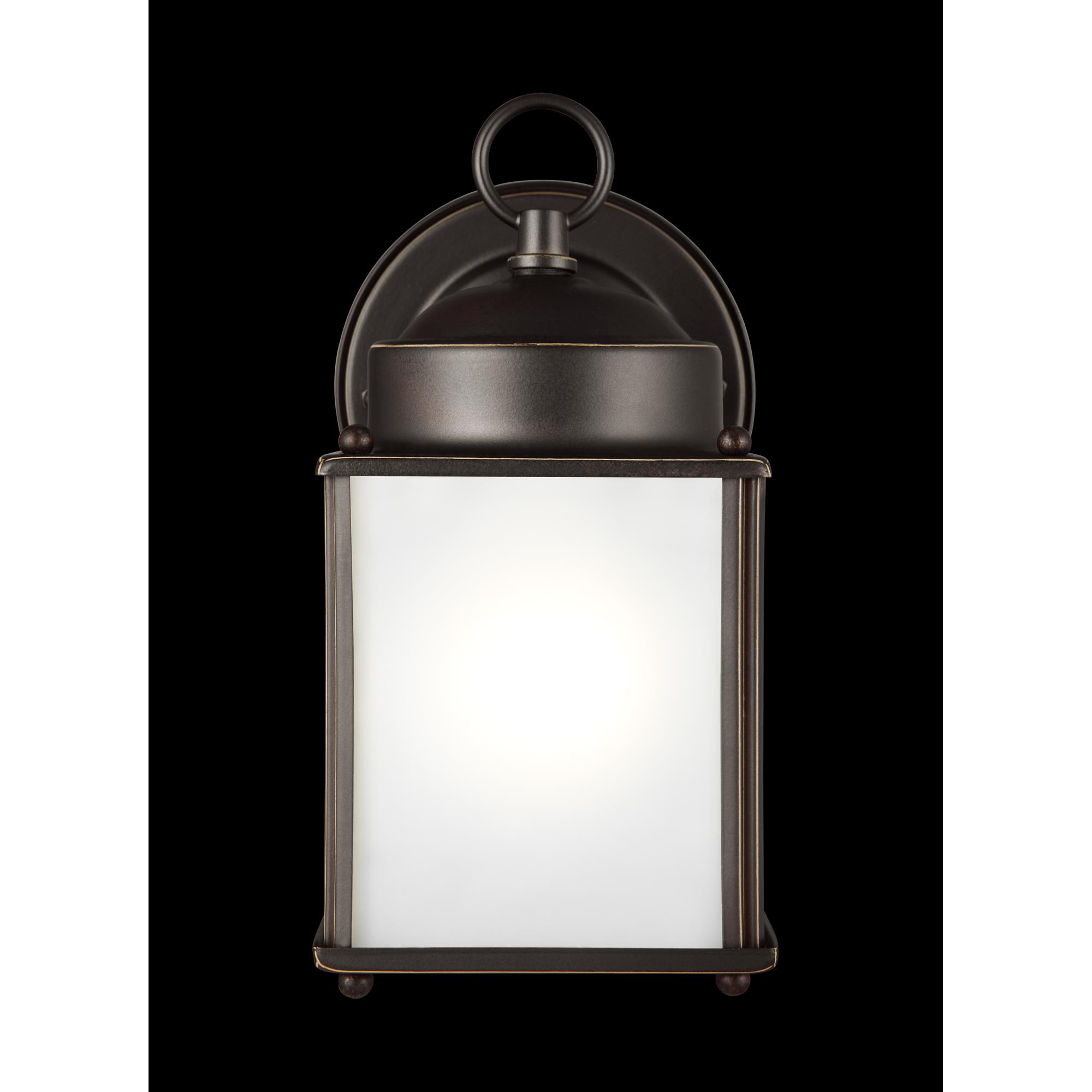 Shown in Antique Bronze finish and Satin Etched  Panels glass and Satin Etched Glass Panels shade