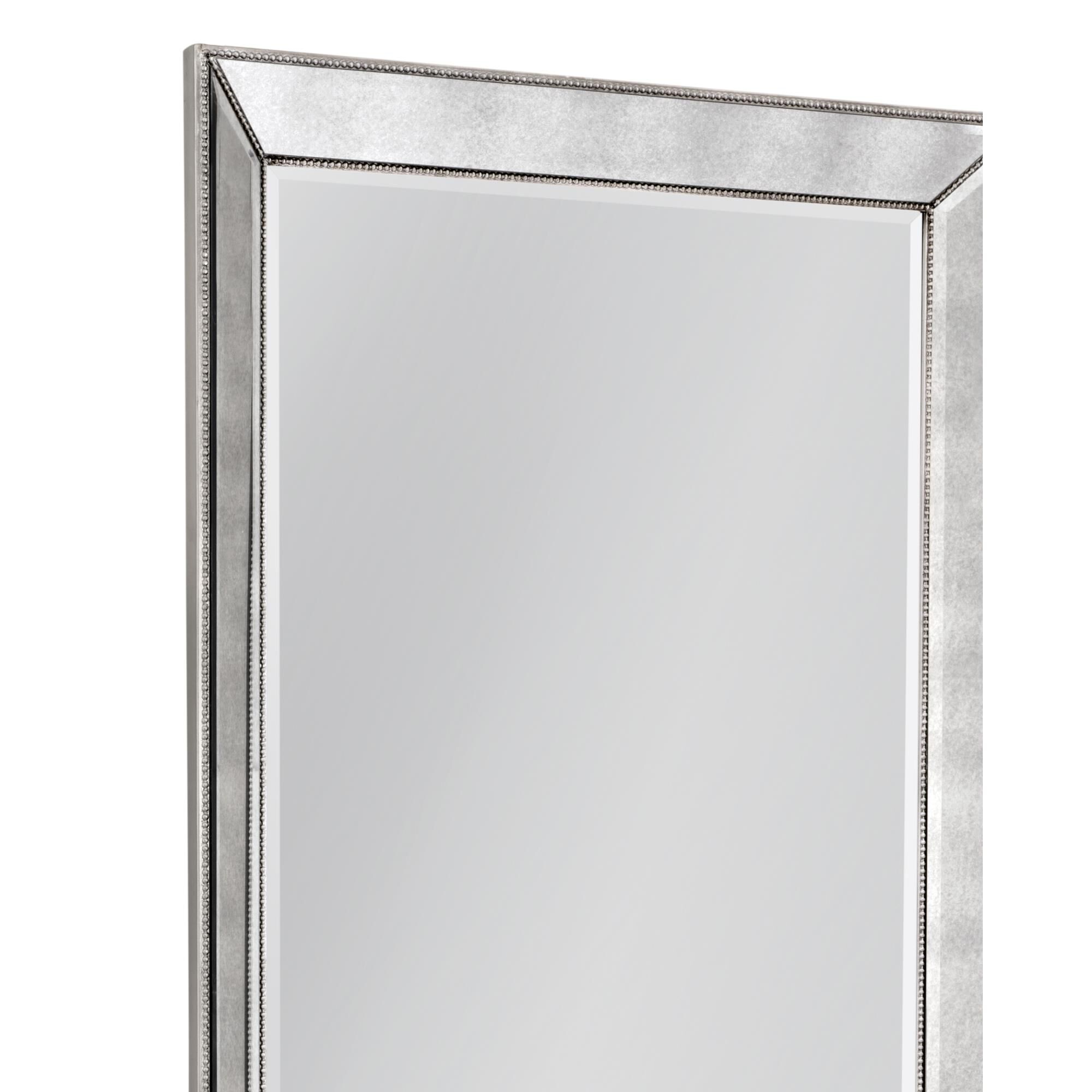 Beaded 79 Inch Floor Mirror by Bassett Mirror Company