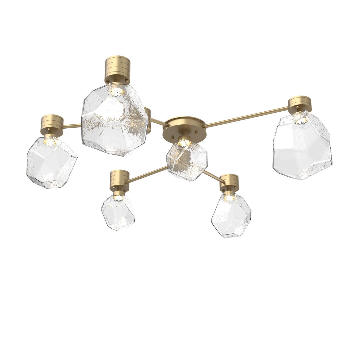 Levi Wilson Gem 38 Inch Semi Flush Mount by Hammerton Studio