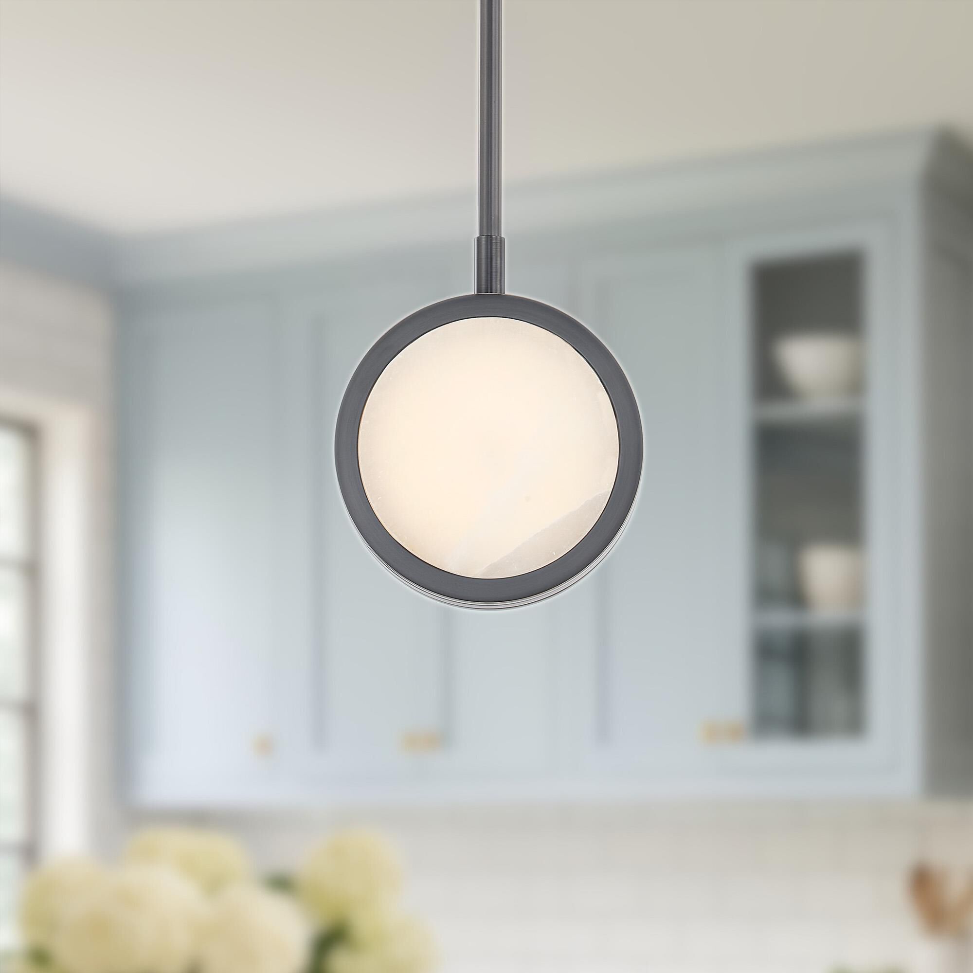 Alan Pepin Blanco 6 Inch Mini Pendant by Alora Lighting