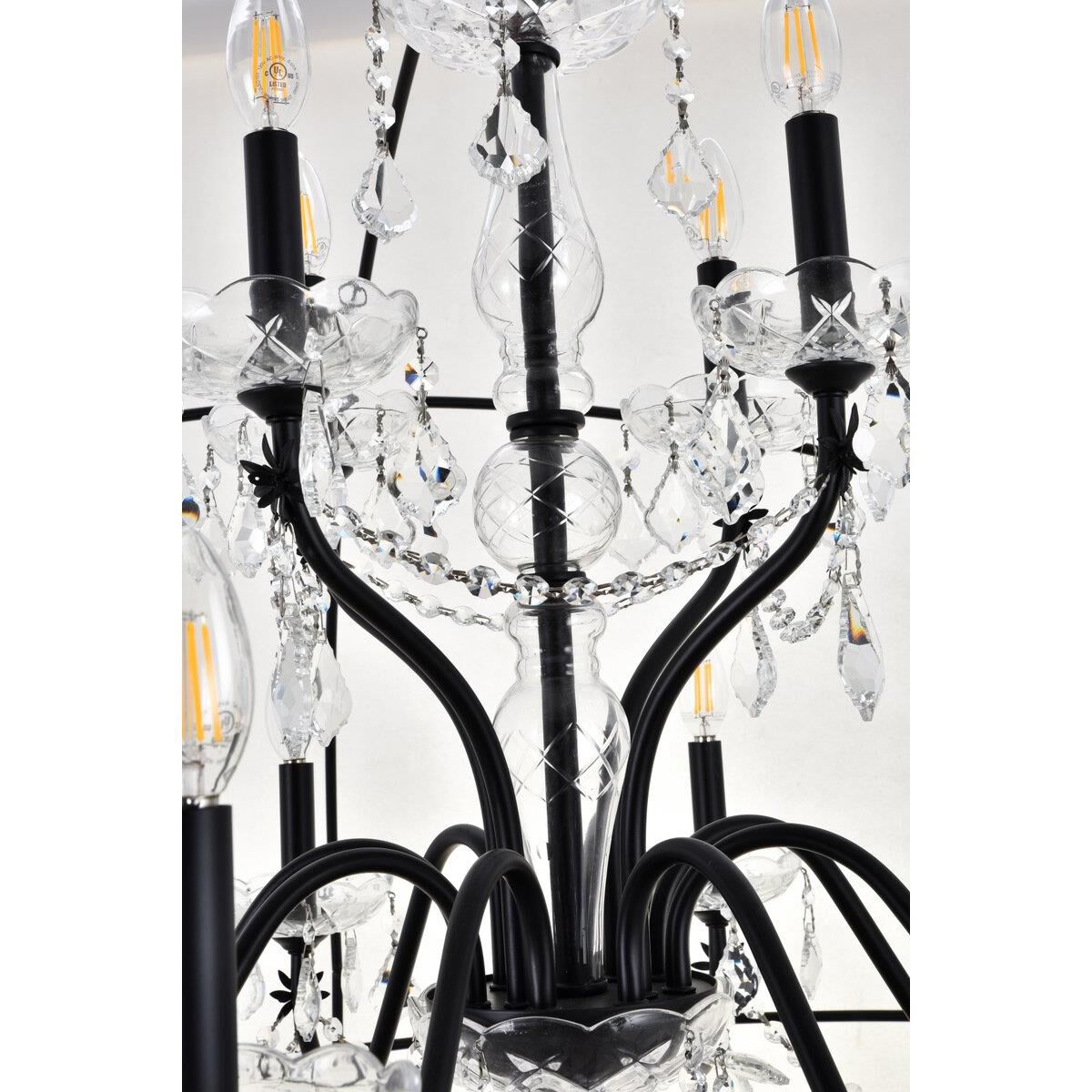 Cordelia 59 Inch 24 Light Chandelier by Elegant Lighting