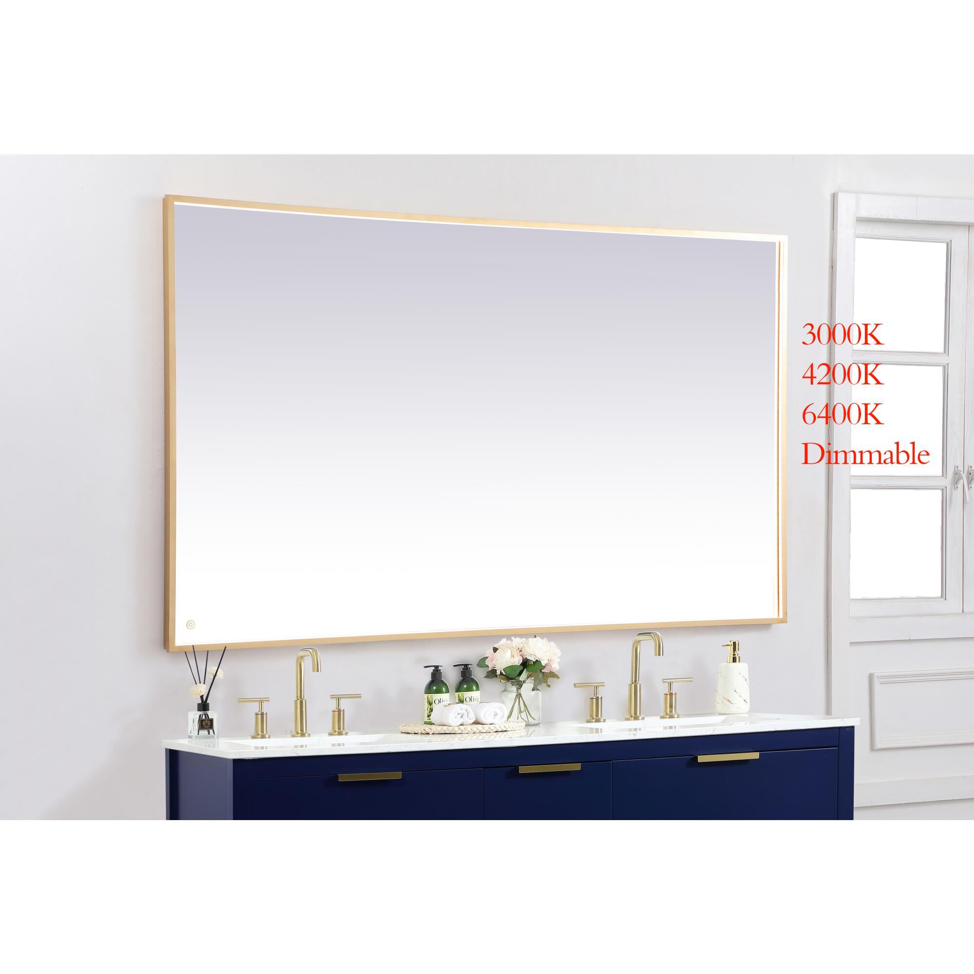 Pier LED Lighted Mirror by Elegant Decor