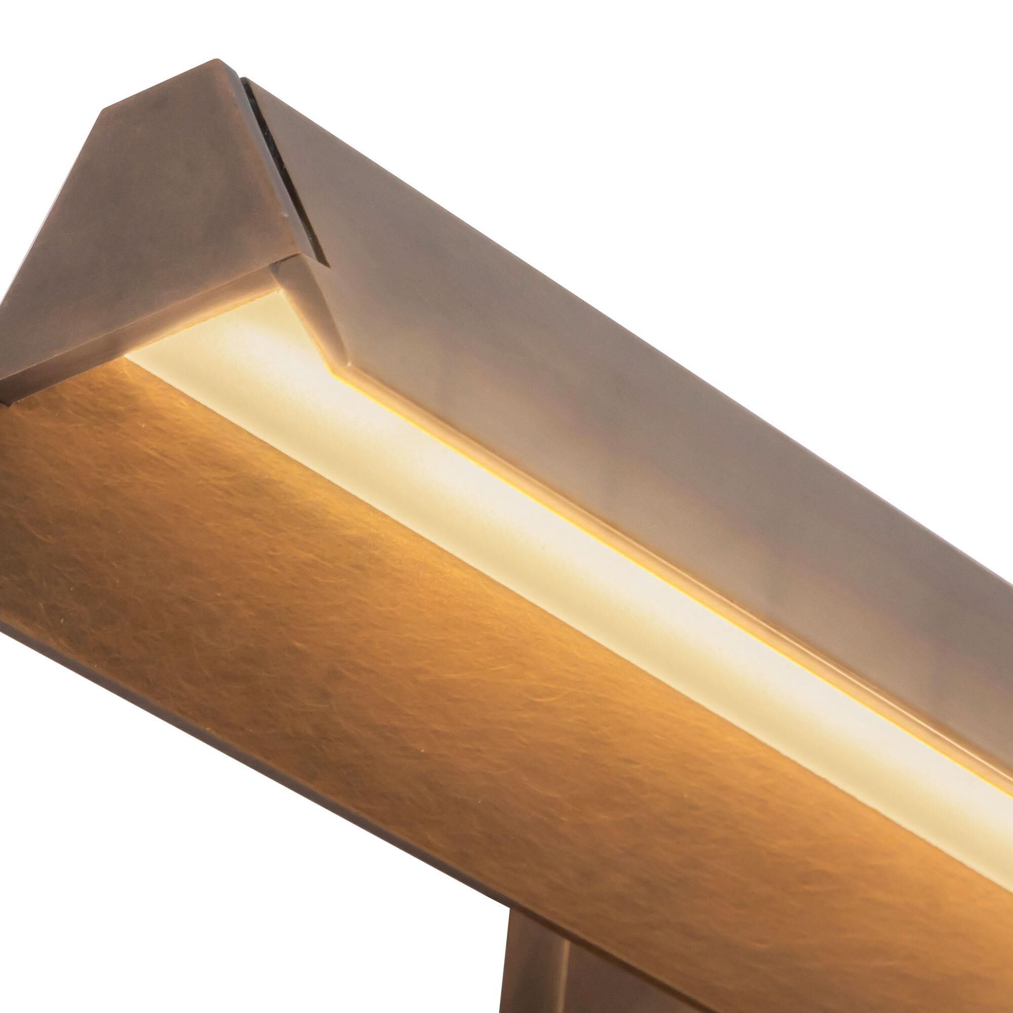 Shown in Vintage Brass finish and White Acrylic Diffuser glass