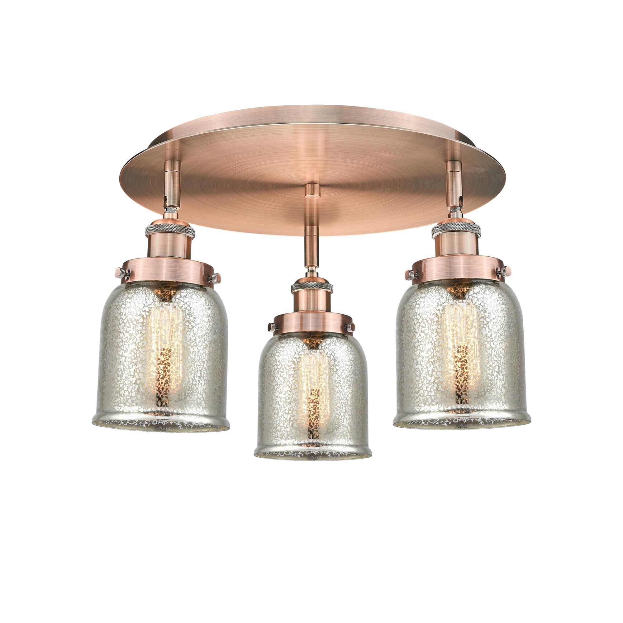 Shown in Antique Copper finish and Silver Plated Mercury glass