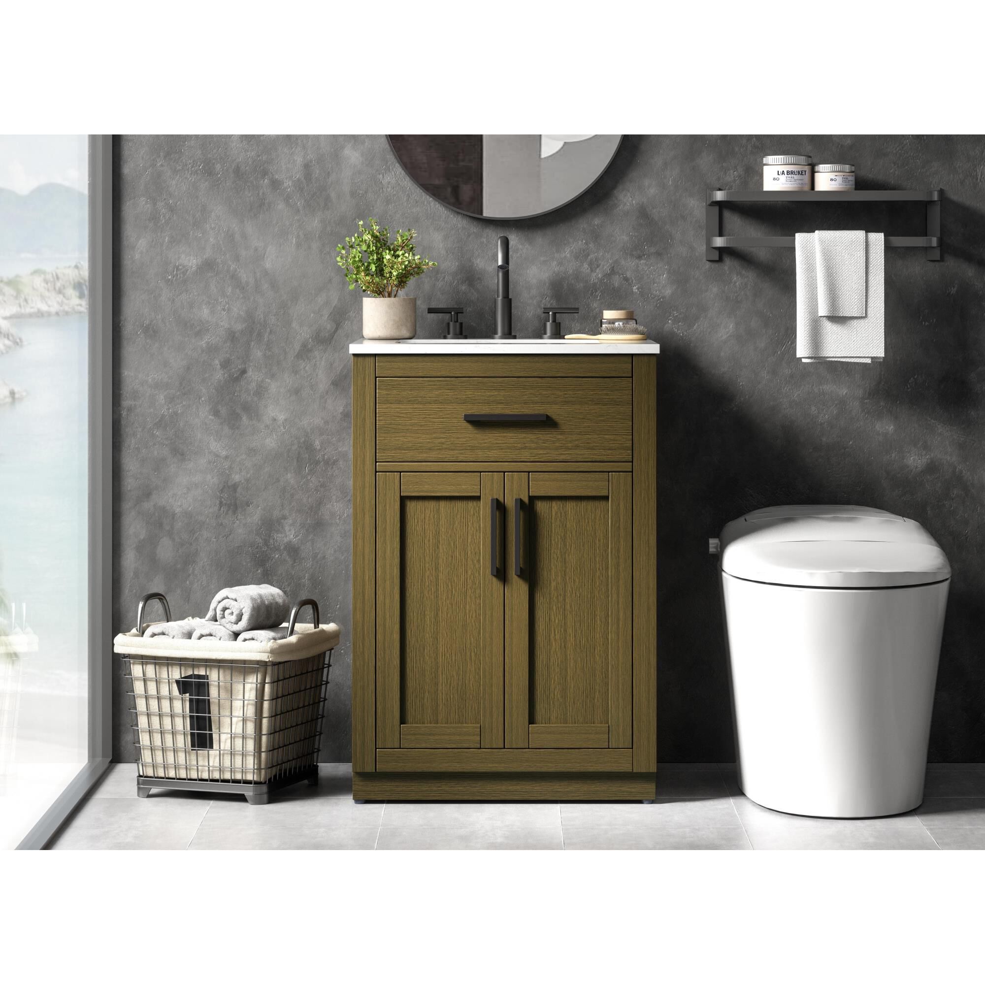 Alden 24 Inch Bath Vanity by Elegant Dcor