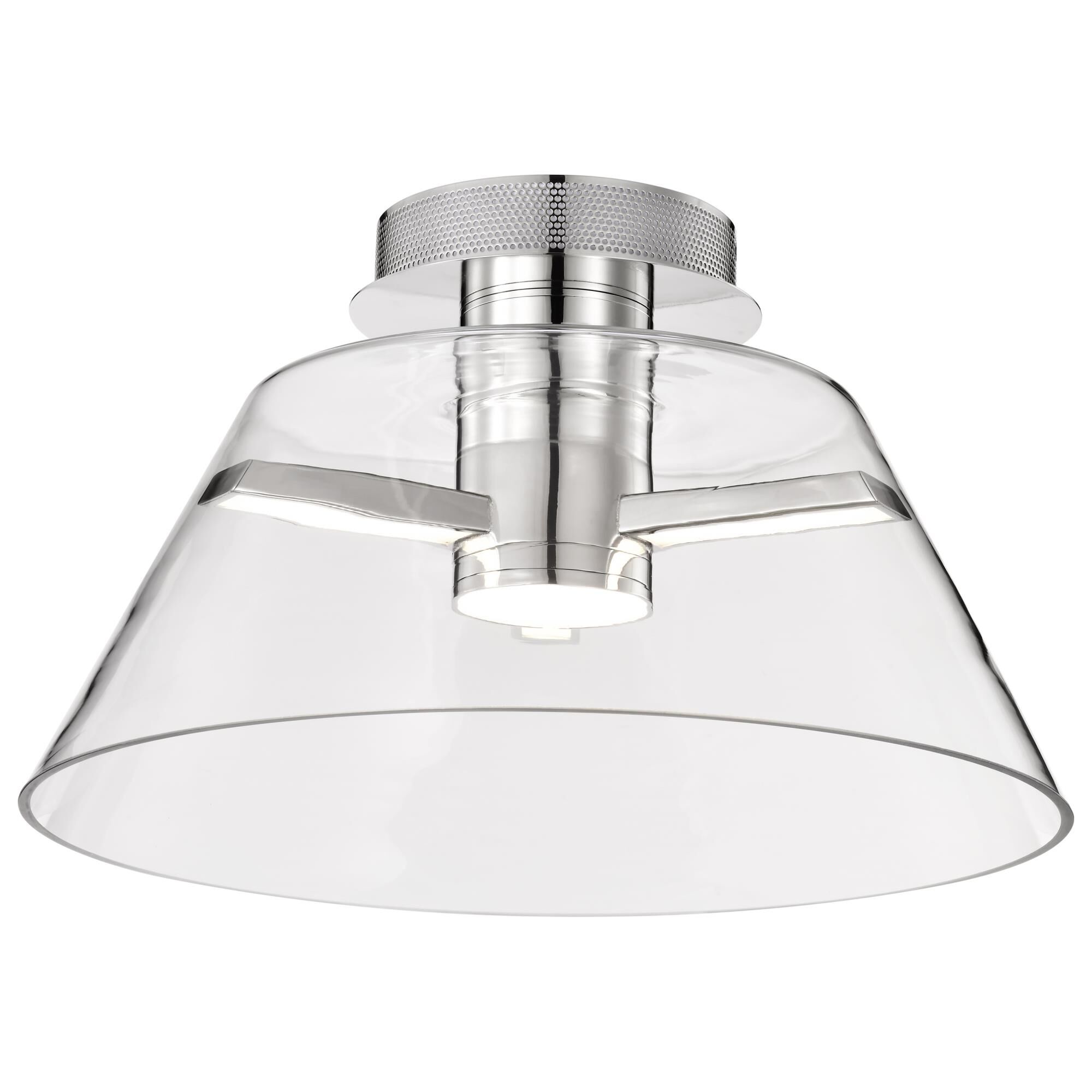 Edmond 17 Inch Semi Flush Mount by Nuvo Lighting