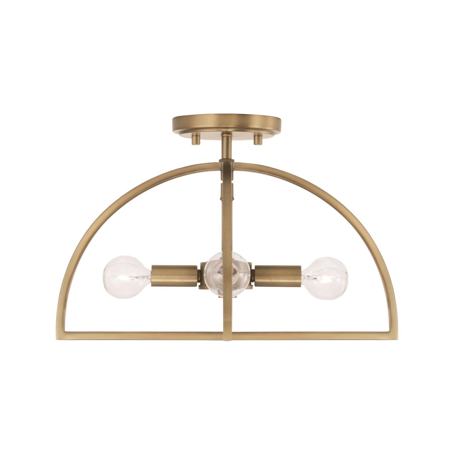 Lawson 15 Inch 4 Light Semi Flush Mount by Homeplace by Capital Lighting Fixture Company