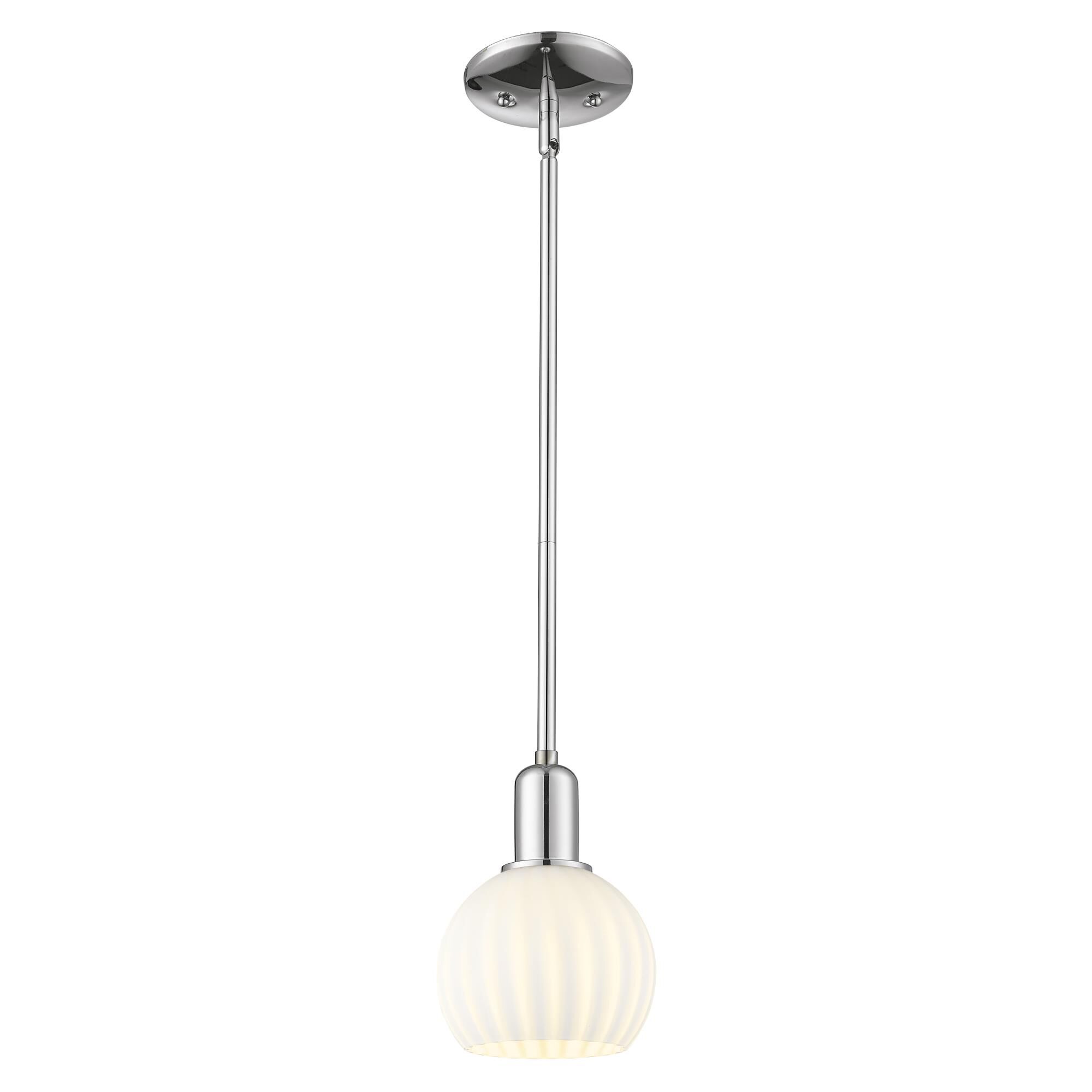 Bruno Marashlian White Venetian 6 Inch Mini Pendant by Innovations Lighting