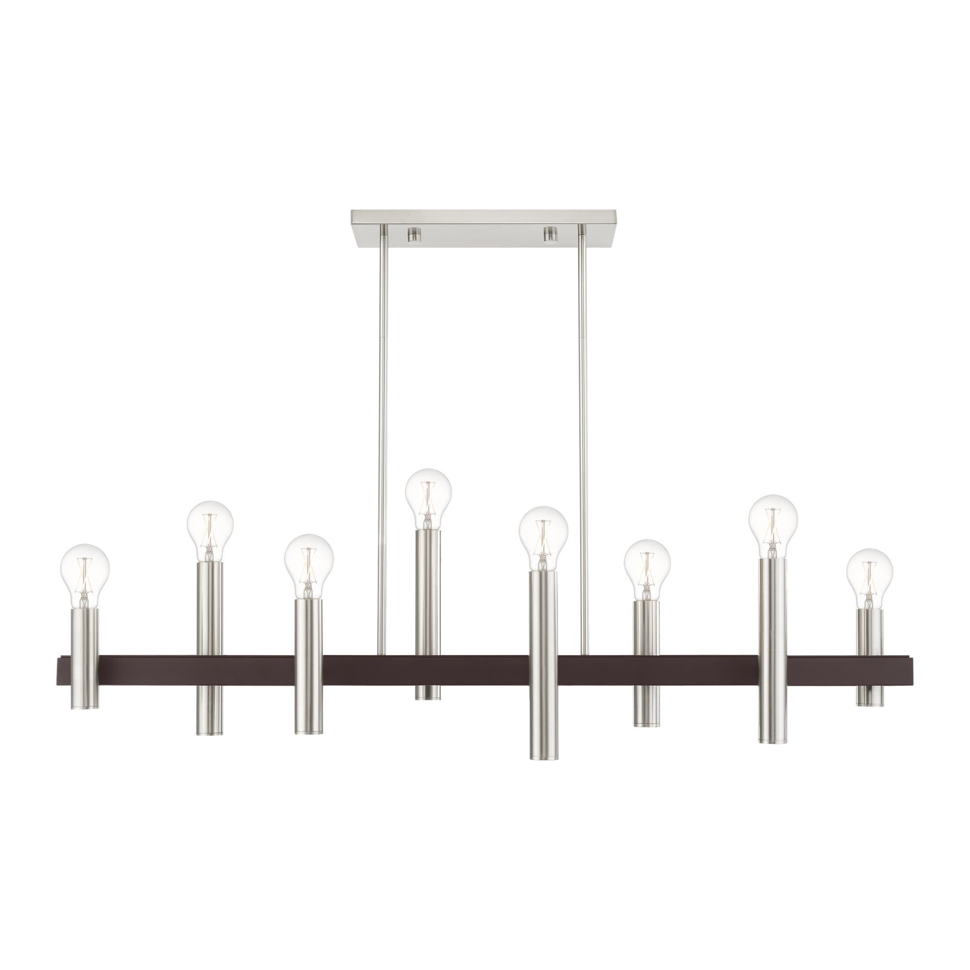 Helsinki 48 Inch 8 Light Linear Suspension Light by Livex Lighting